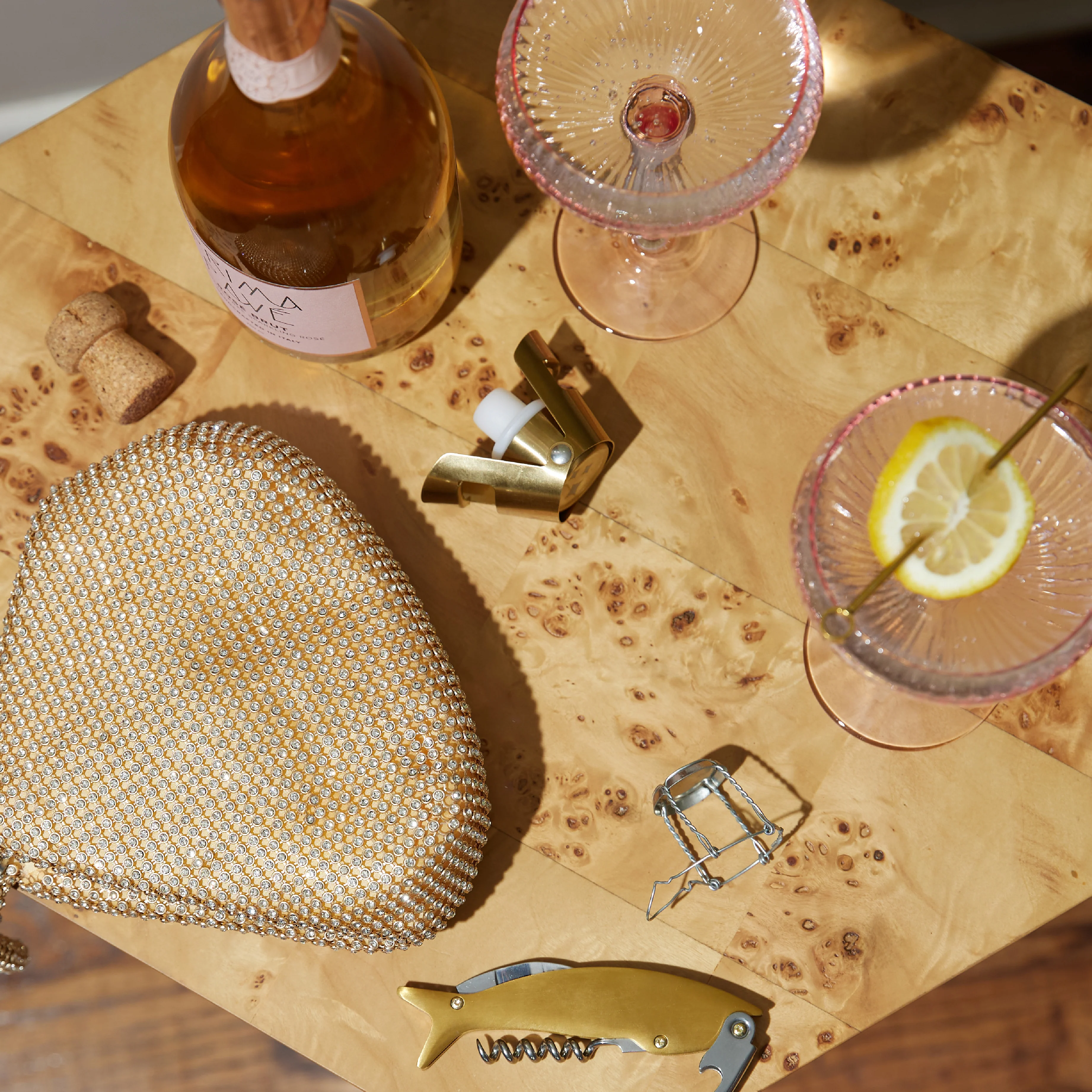 The Timmy Champagne Stopper | Gold | Stainless Steel - Image 2
