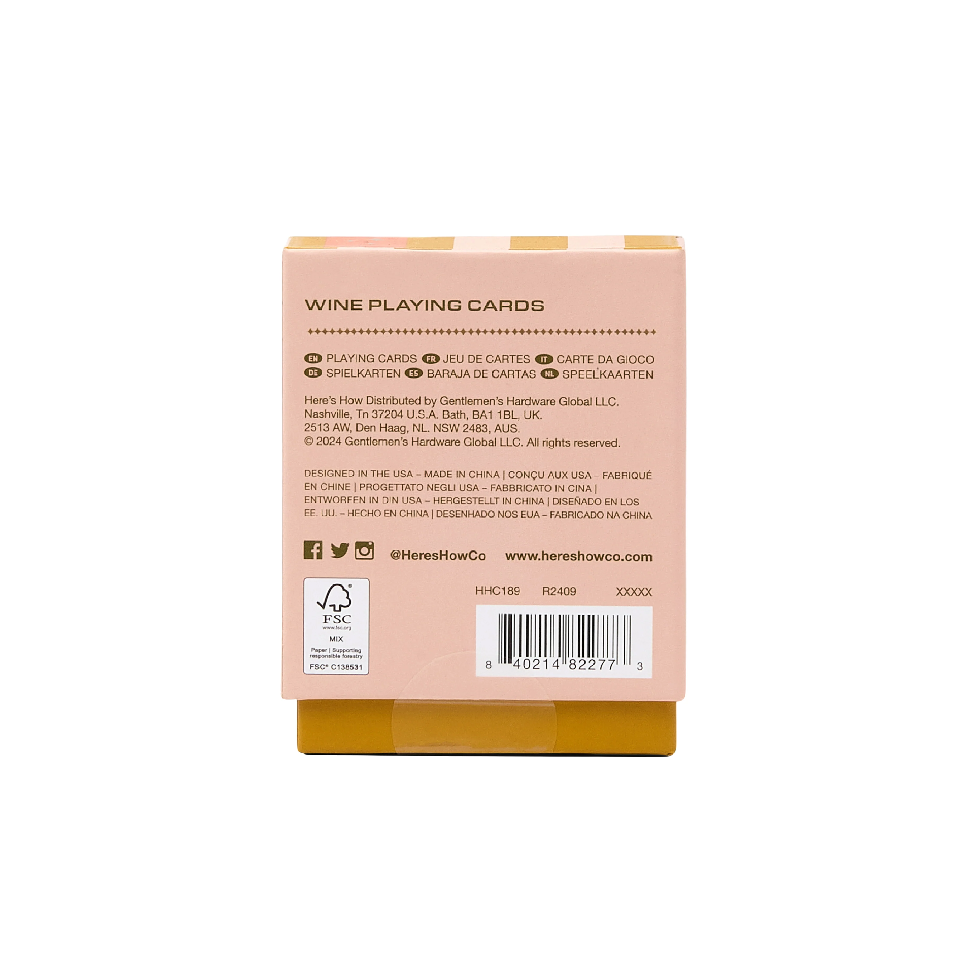 Wine Playing Cards Game - Image 4