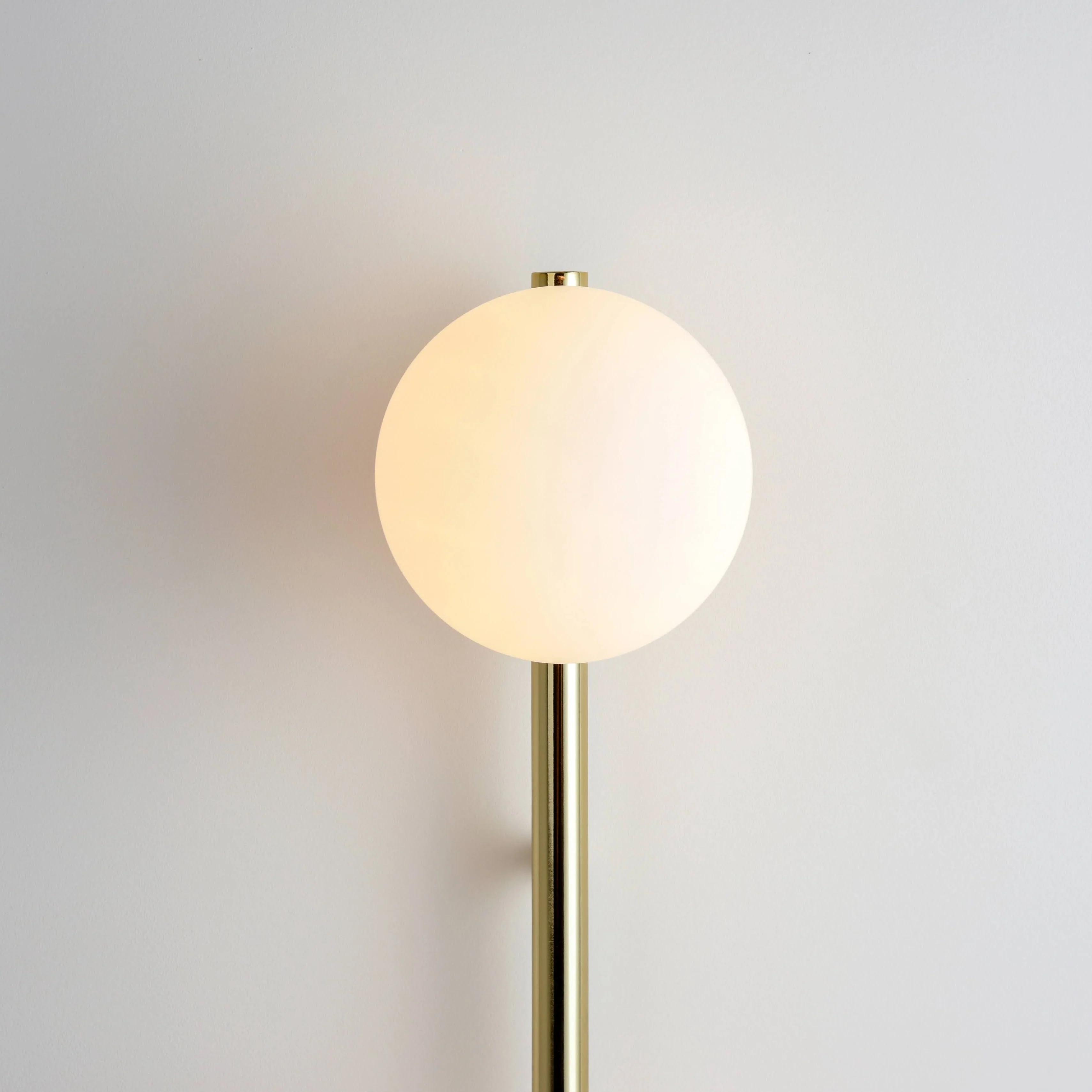 3 Shade Bar Opal Ball Wall Light | Brass - Image 5