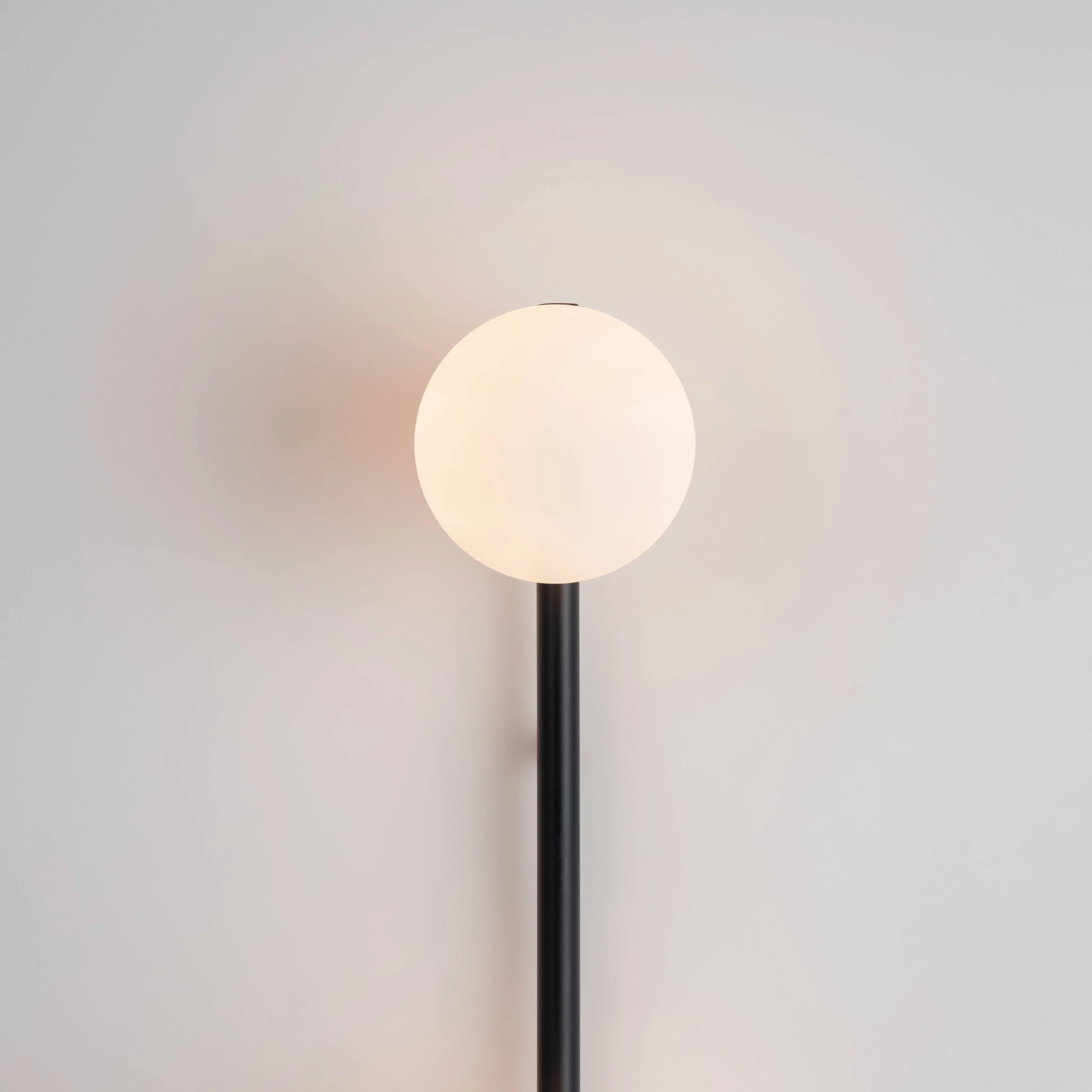 3 Shade Bar Opal Ball Wall Light | Charcoal Grey - Image 5