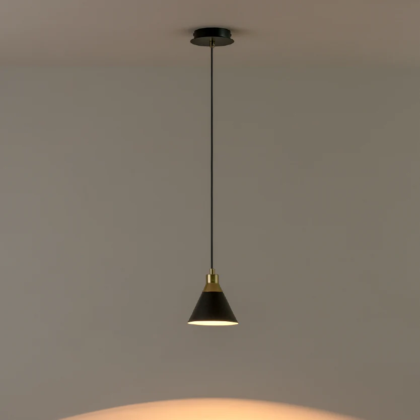 Cone Pendant Ceiling Light | Charcoal Grey - Image 5