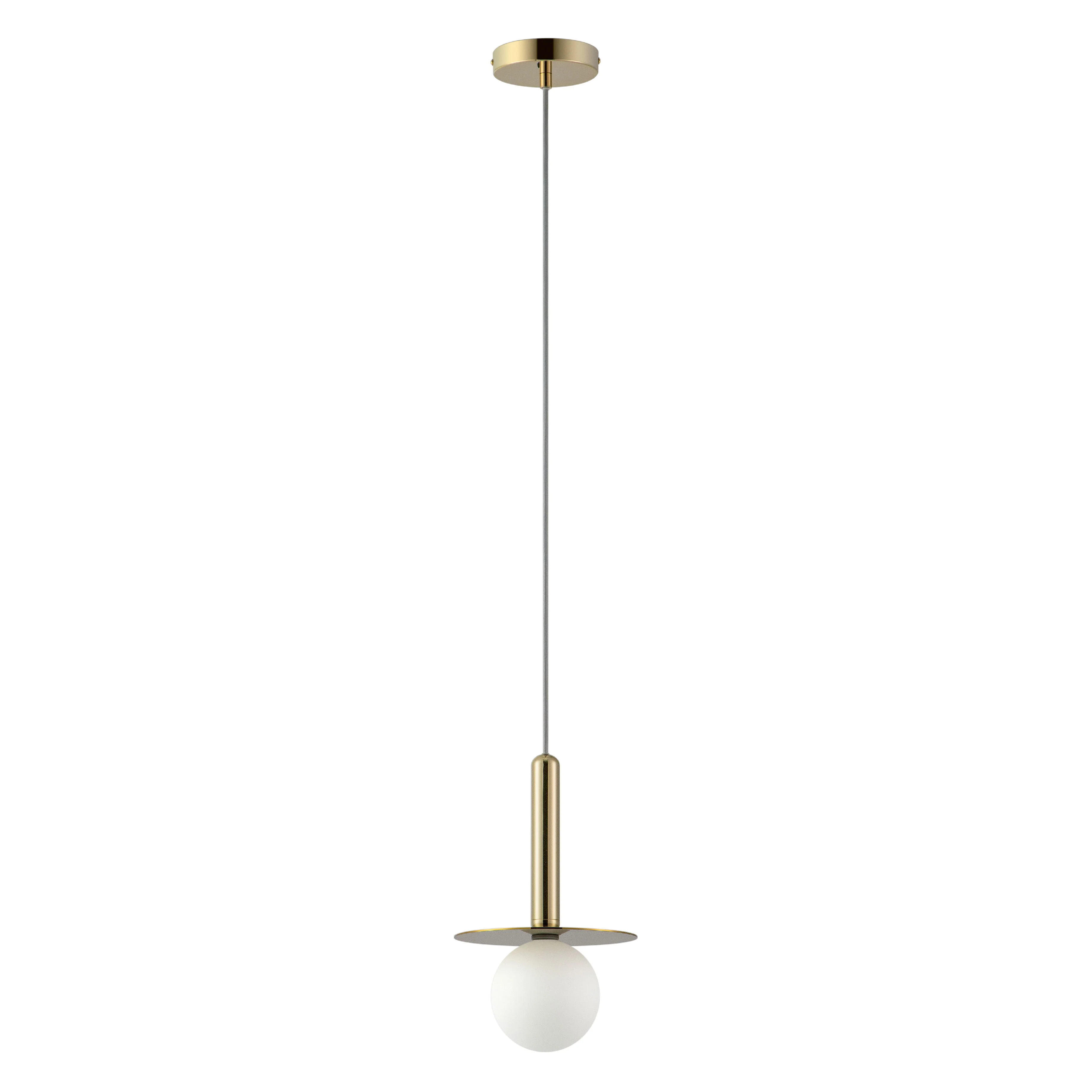 Disk Pendant Ceiling Light | Brass - Image 3