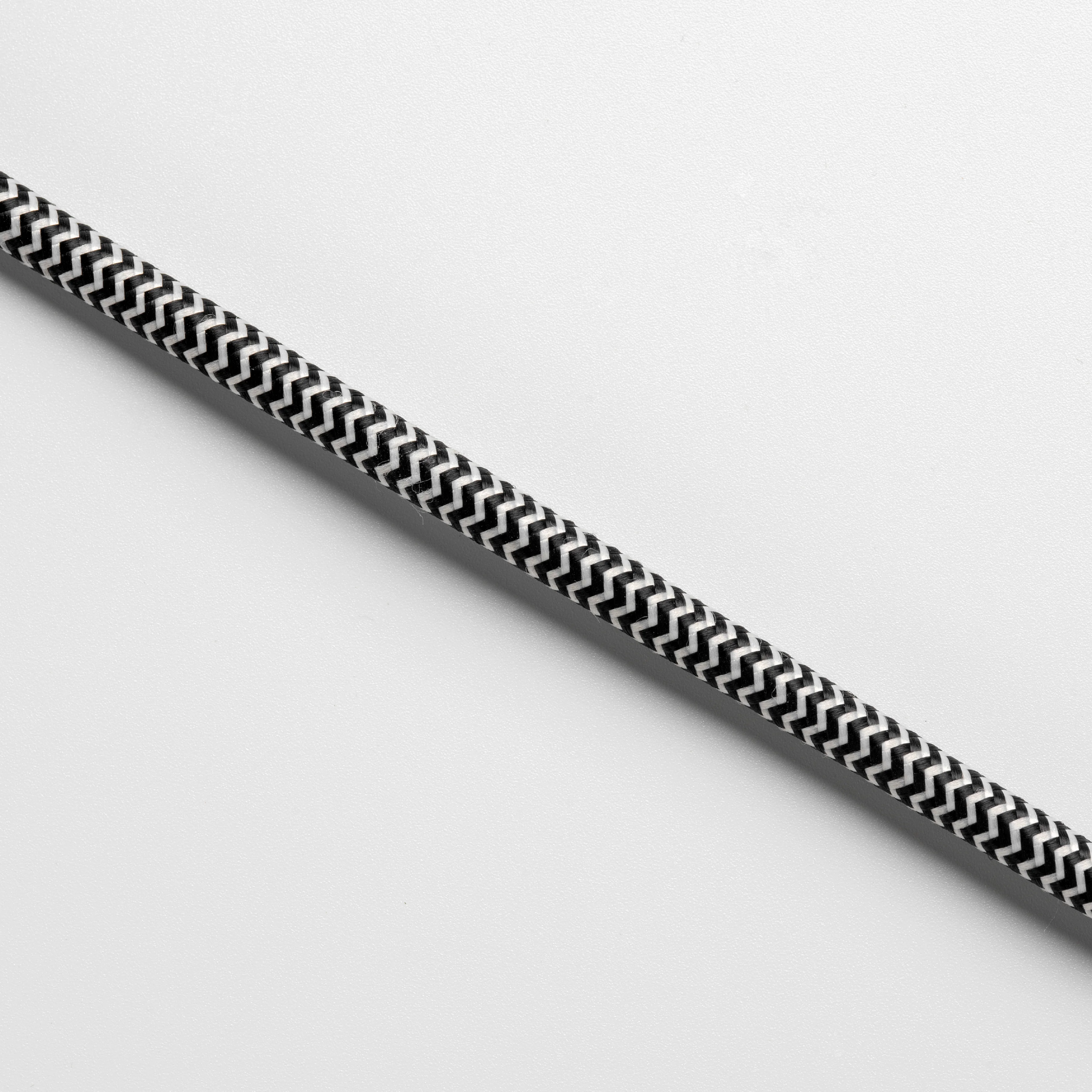 Fabric Cable Extension Lead | Black - Image 3