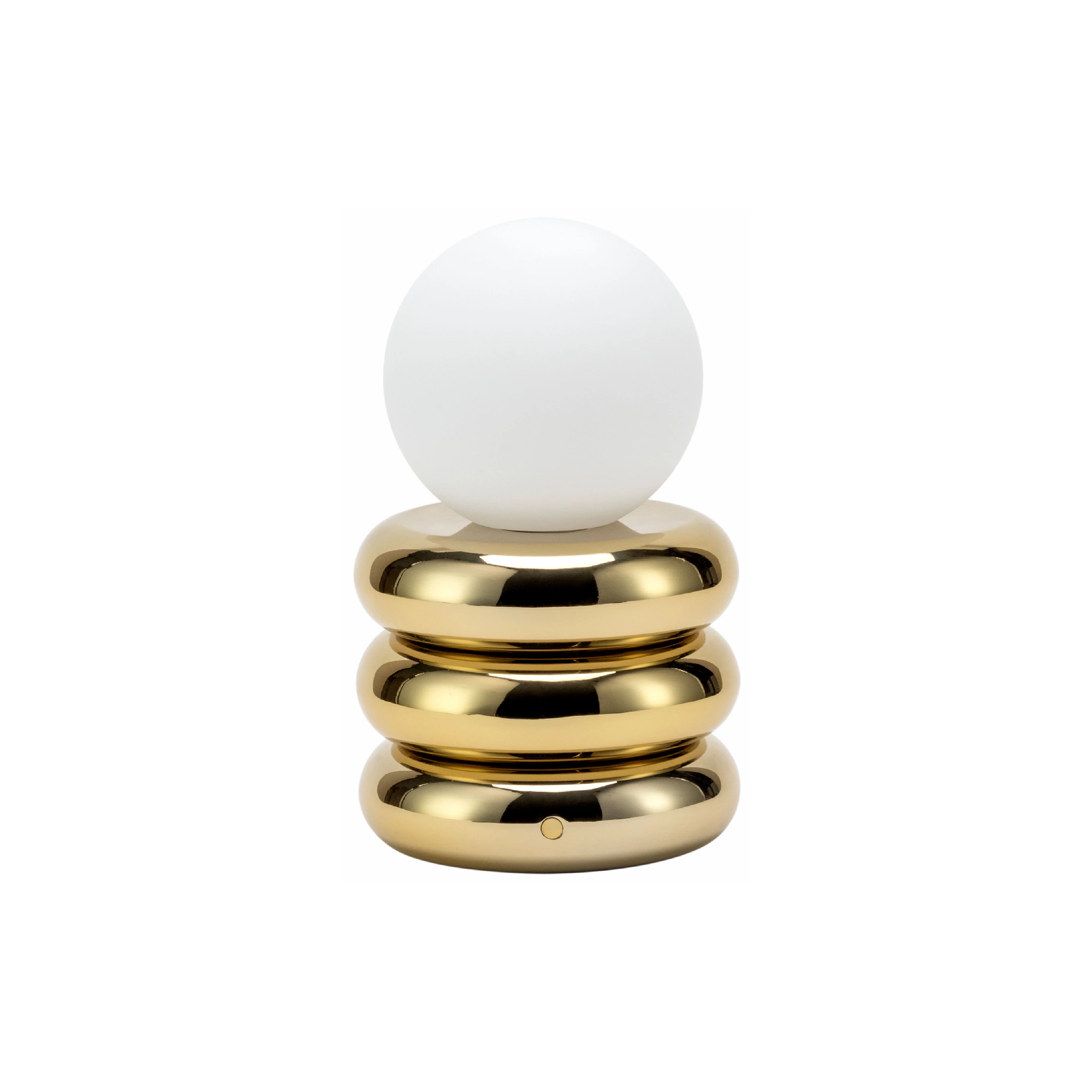 Glow Worm Cordless Table Lamp | Brass - Image 4