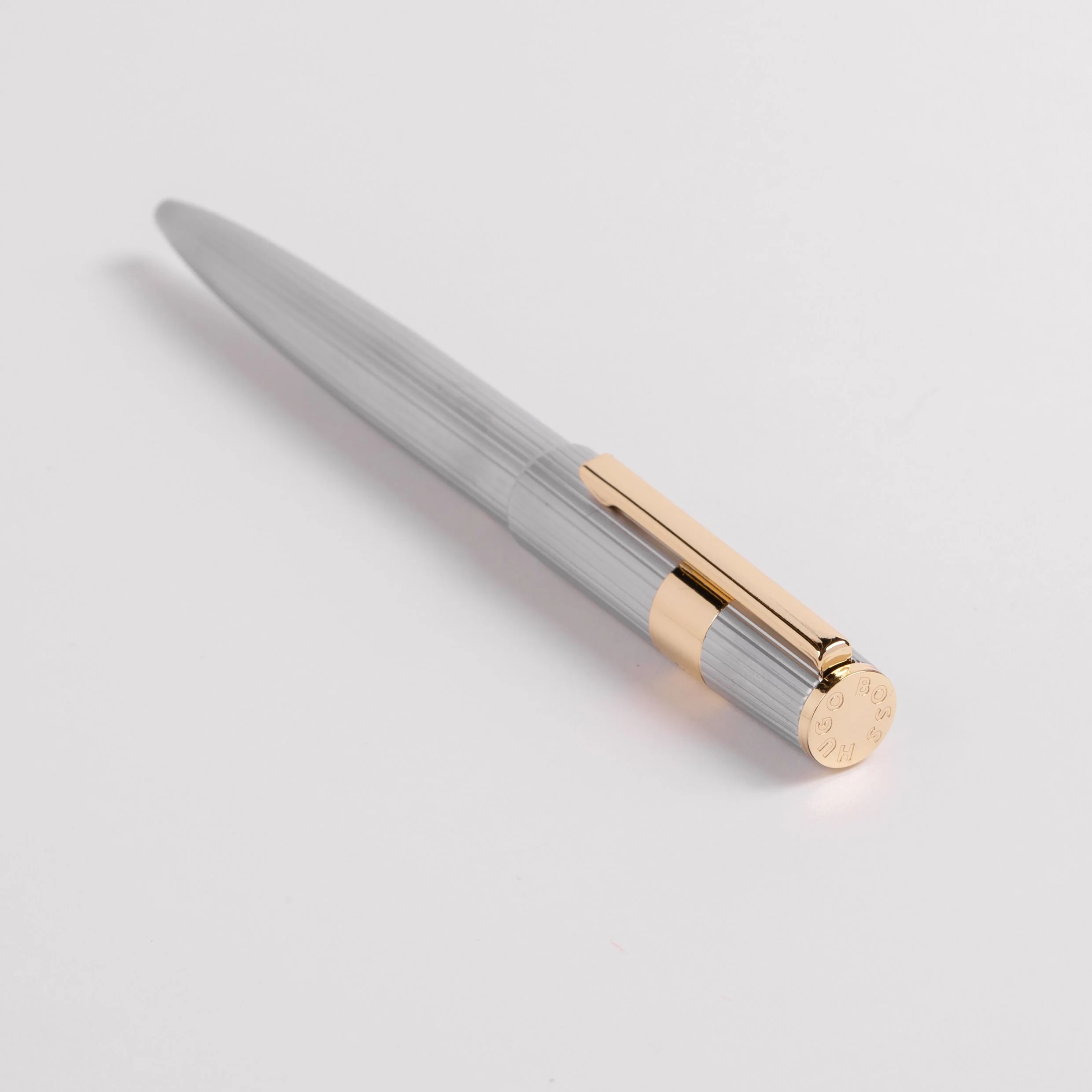 Gear Ballpoint Pen | Silver & Gold - Image 4