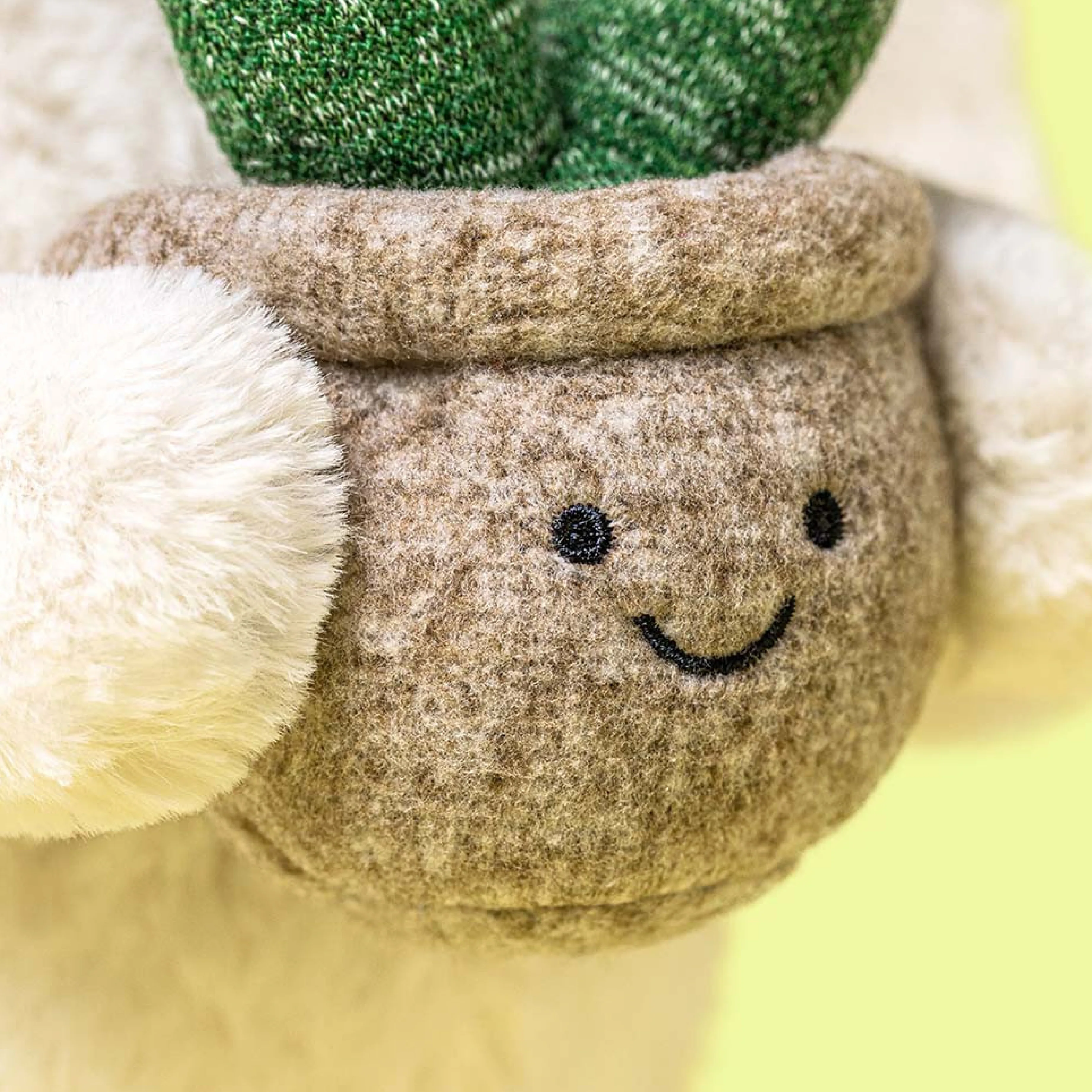Cream Bunny with Plant - Image 2