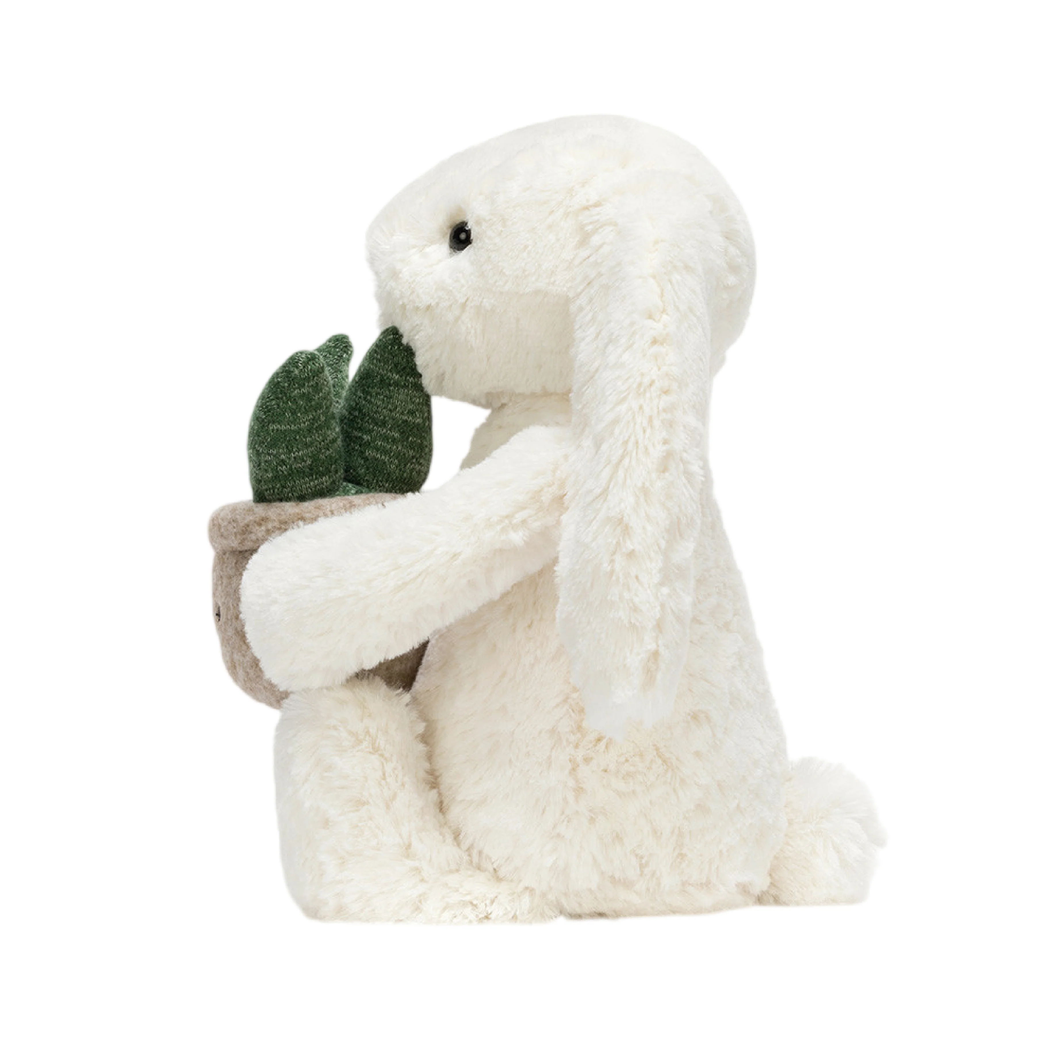 Cream Bunny with Plant - Image 3