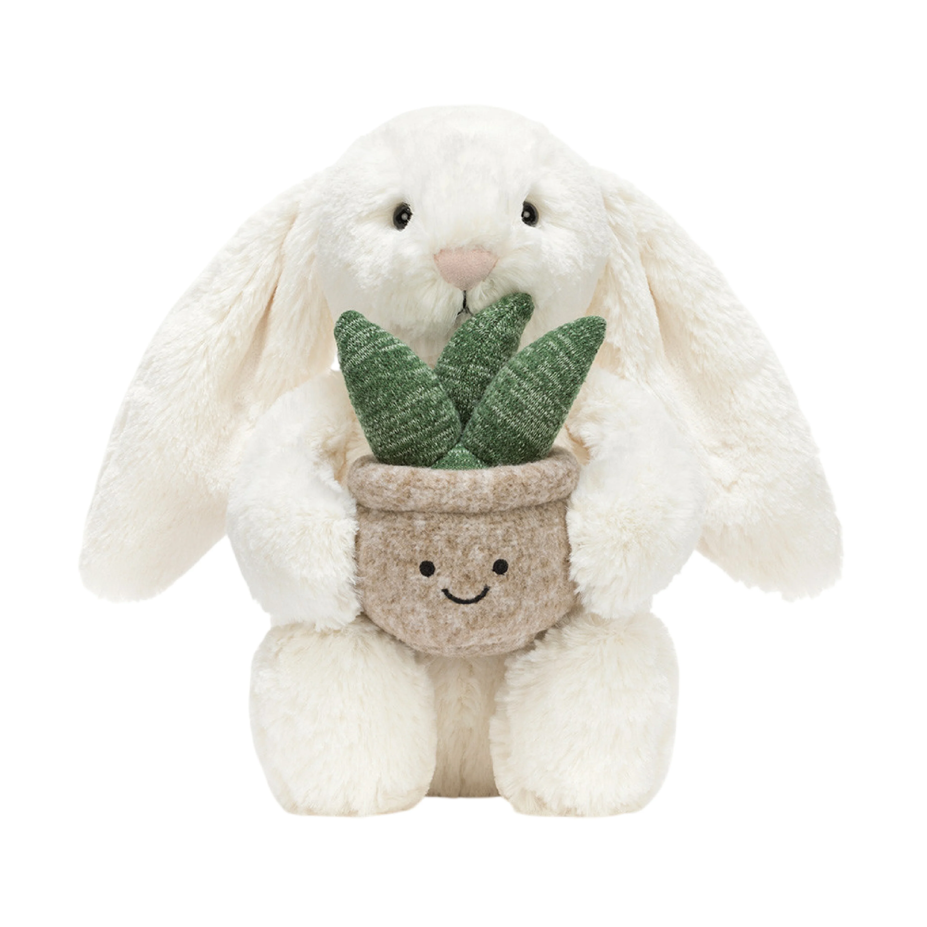 Cream Bunny with Plant - Image 5
