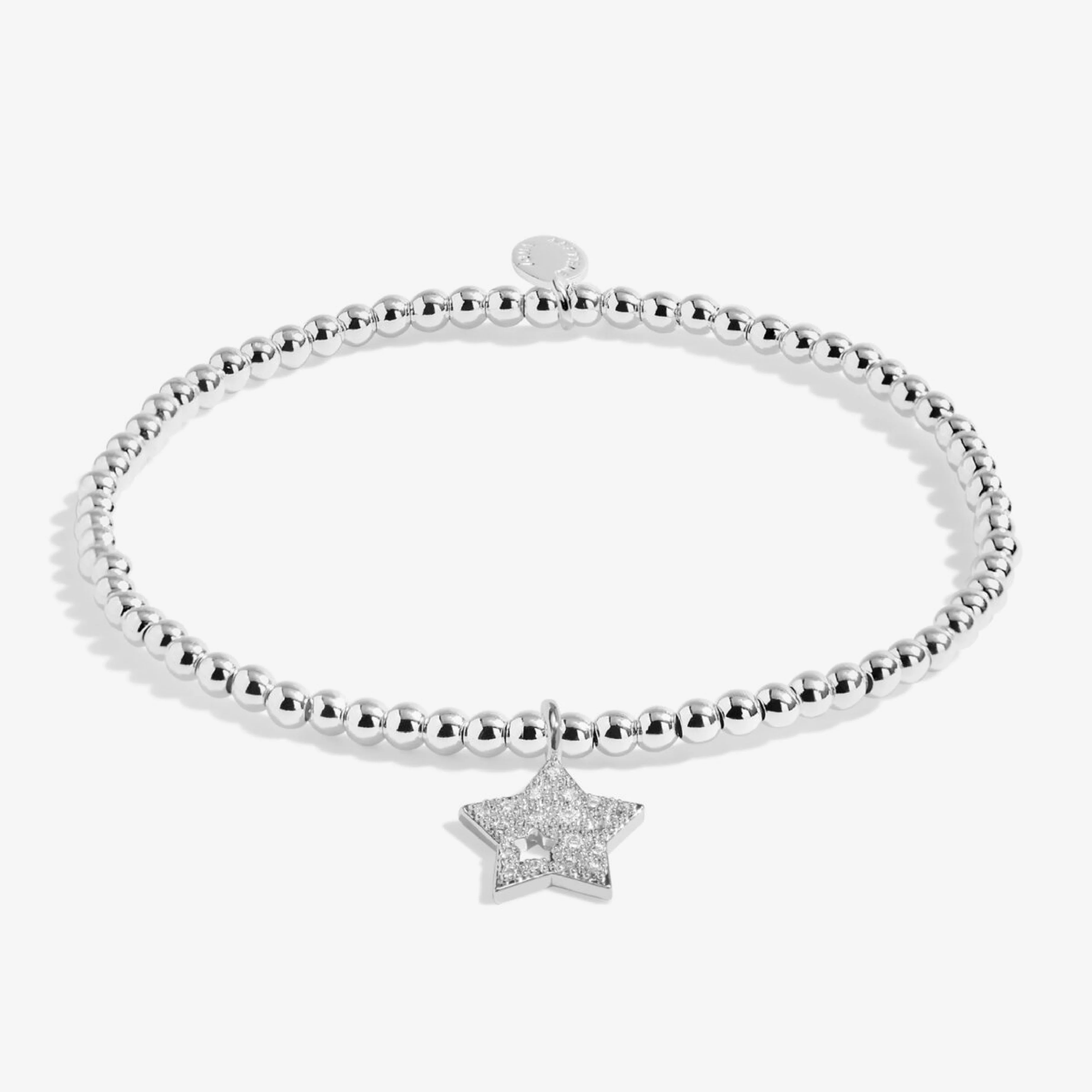 Christmas A Little 'Christmas Wishes' Bracelet | Silver Plated - Image 3