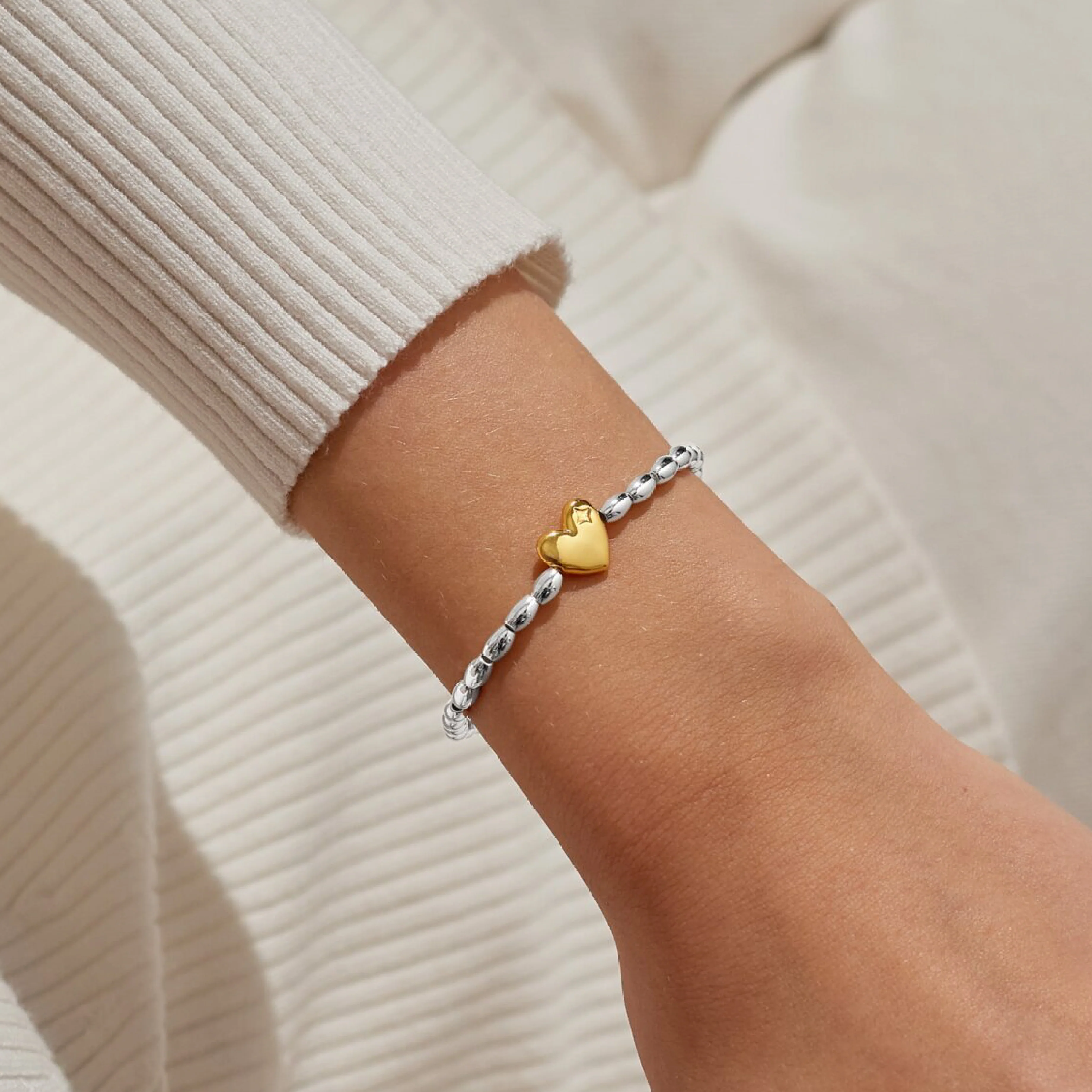 Christmas Wish 'Season To Sparkle' Bracelet | Silver & Gold Plated - Image 2