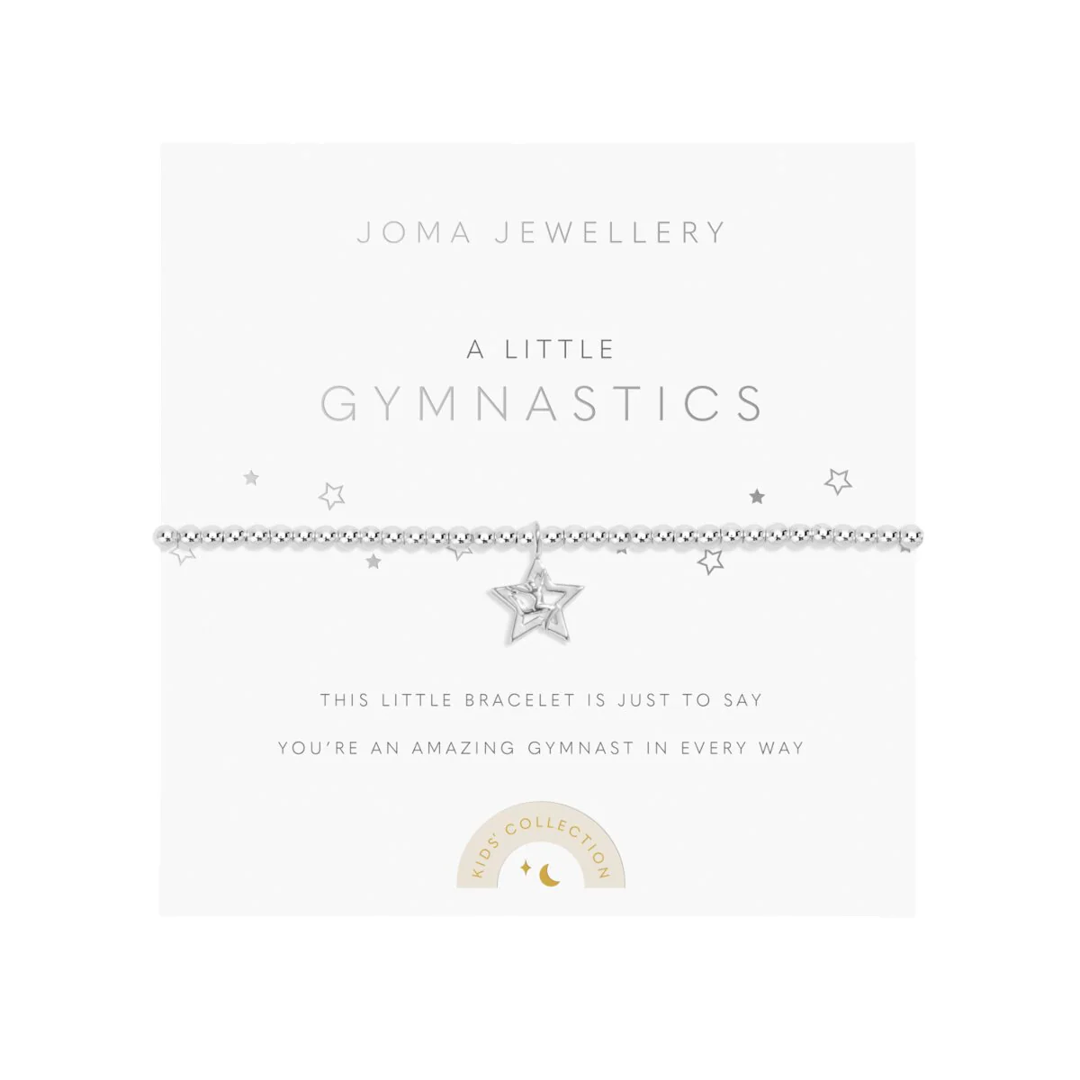 Kids' A Little 'Gymnastics' Bracelet | Silver Plated