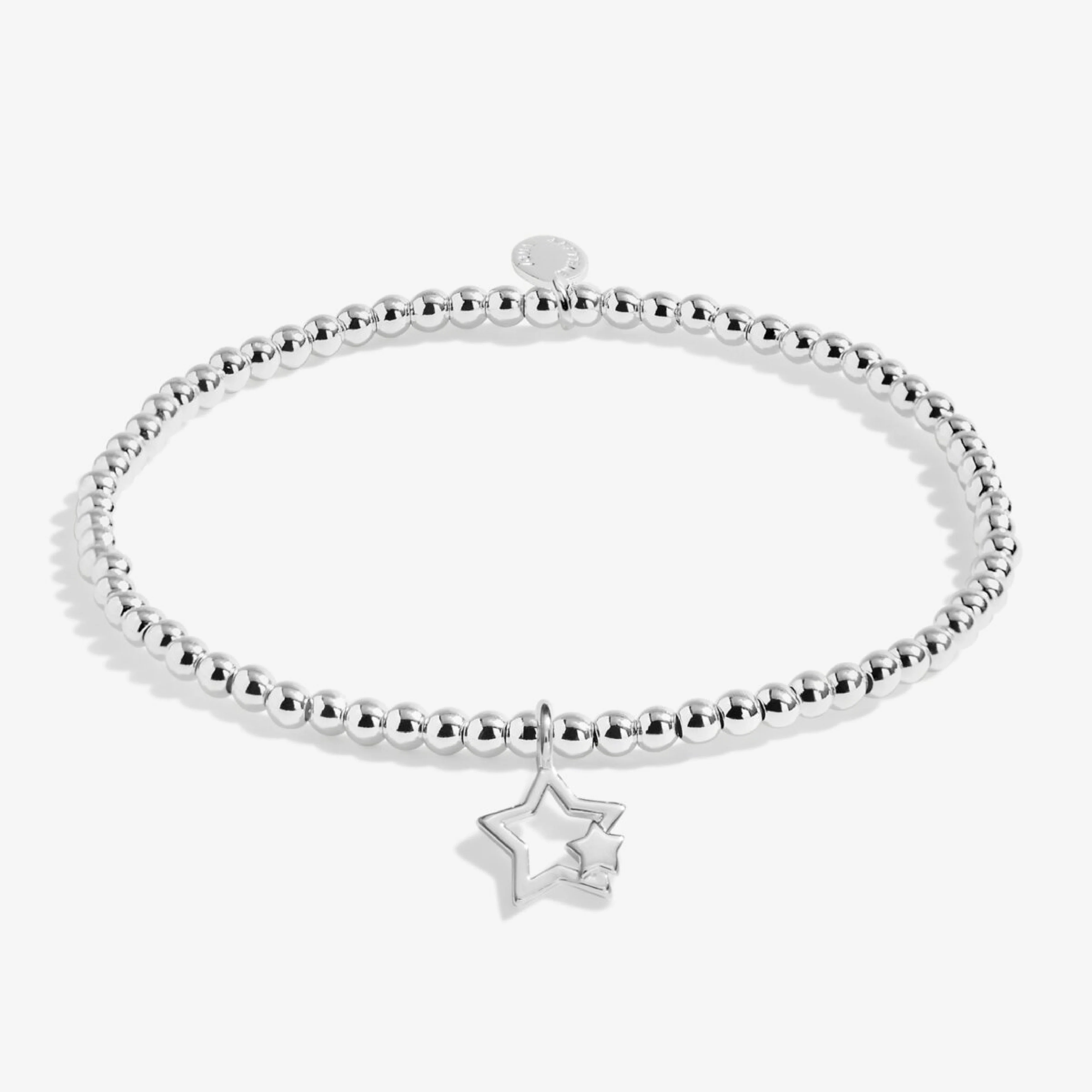 Kids' Christmas Cracker 'Christmas Wishes' Bracelet | Silver Plated - Image 2