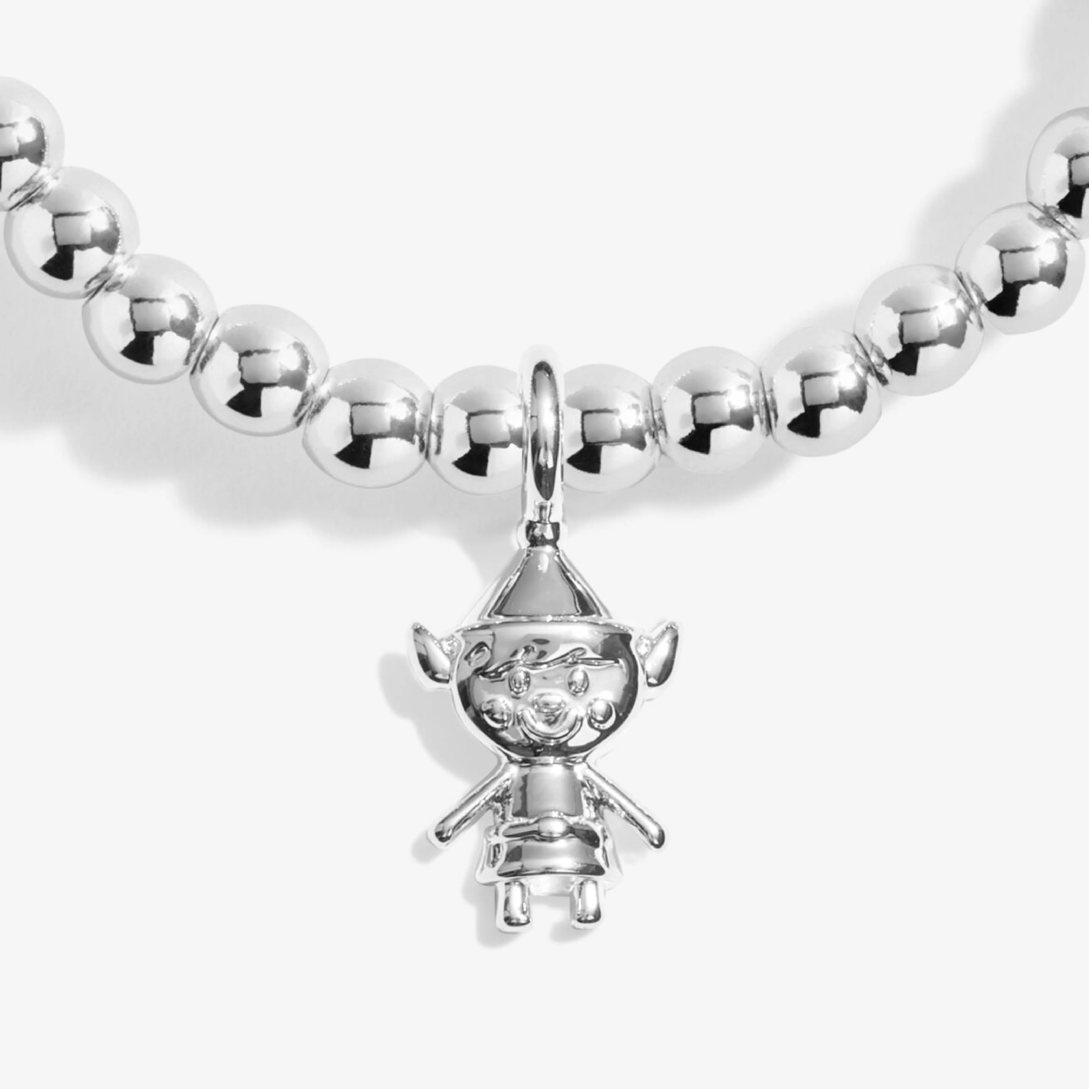 Kids’ Love From Santa 'Christmas Elf' Bracelet | Silver Plated - Image 3