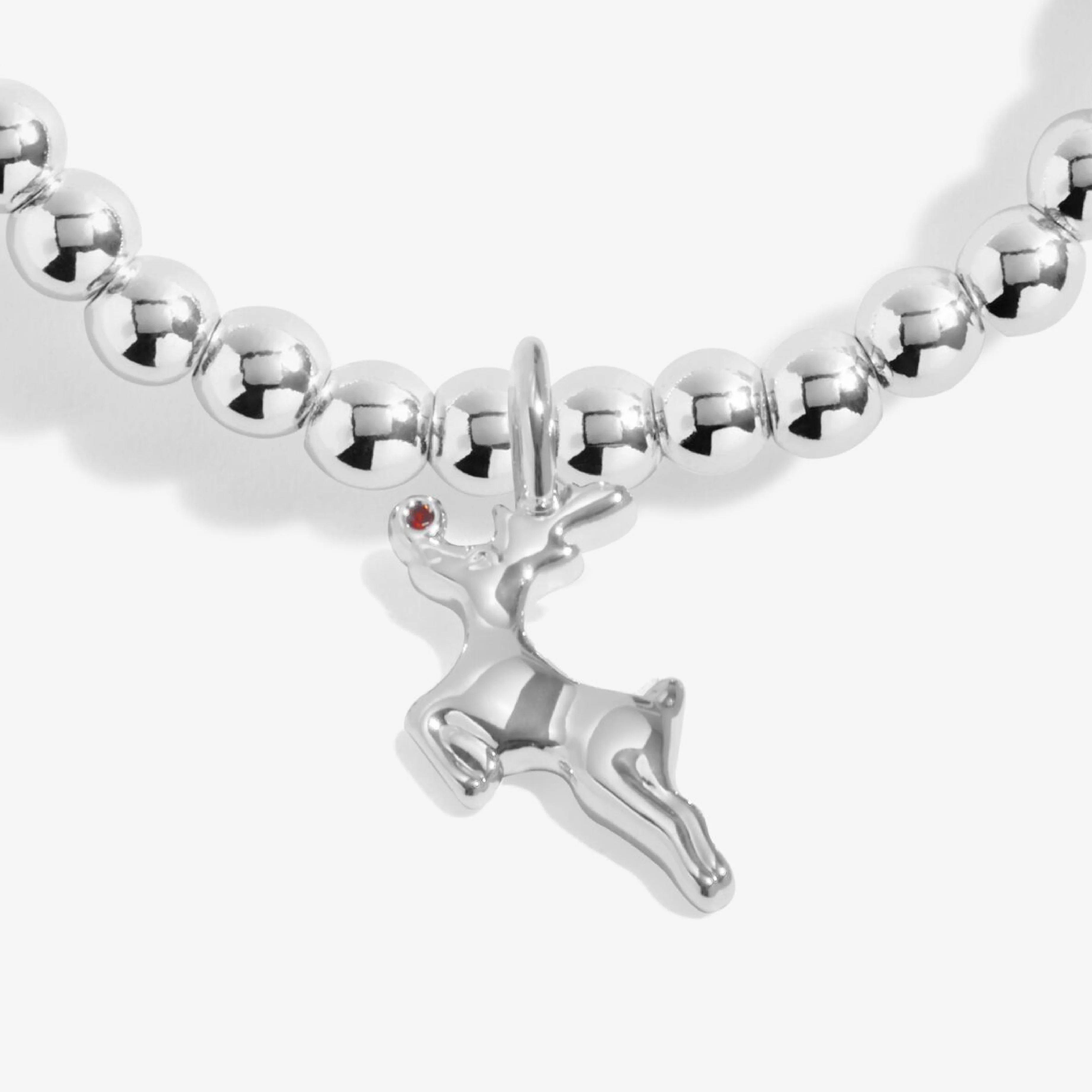 Kids’ Love From Santa 'Rudolph The Reindeer' Bracelet | Silver Plated - Image 3