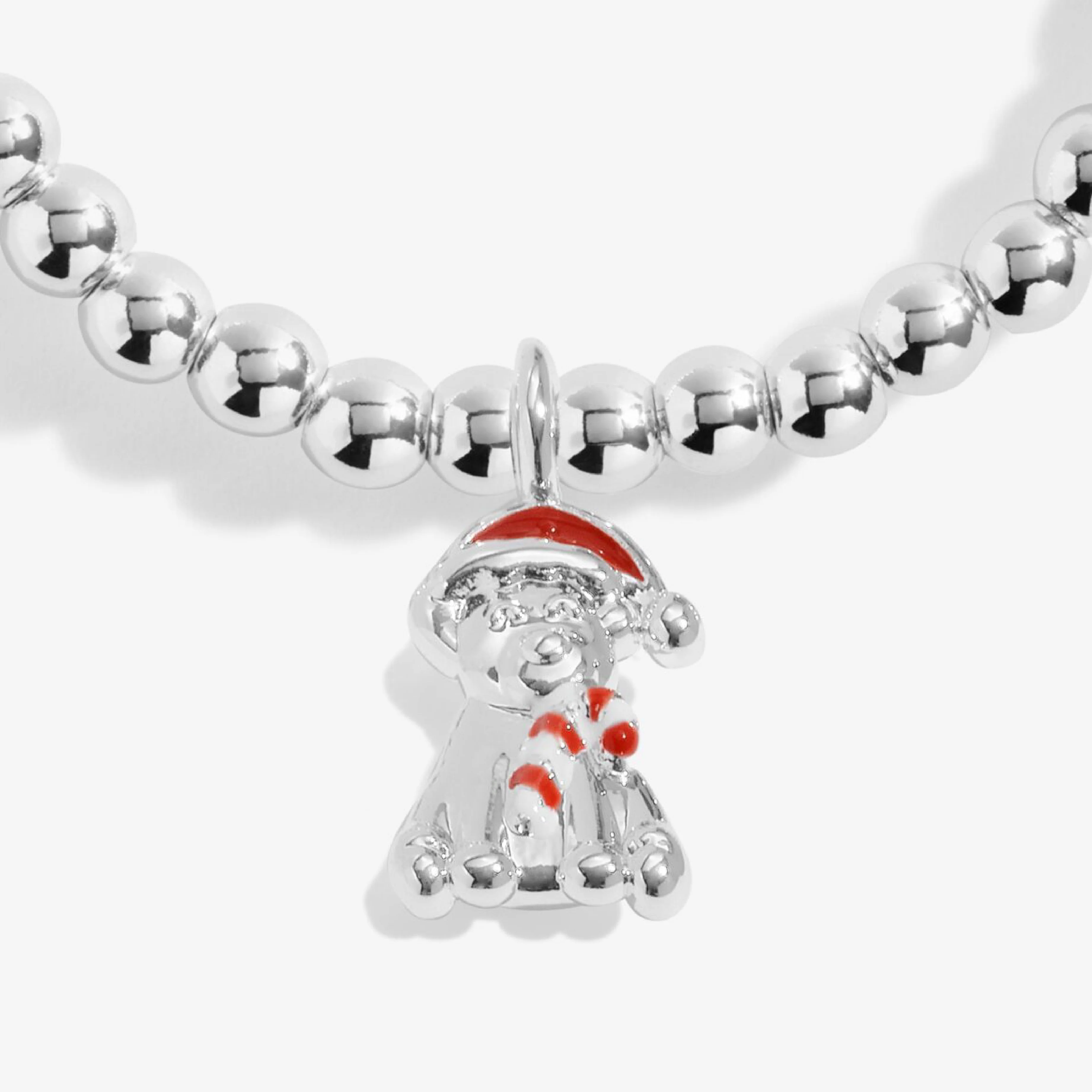 Kids’ Love From Santa 'Santa Paws' Bracelet | Silver Plated - Image 3