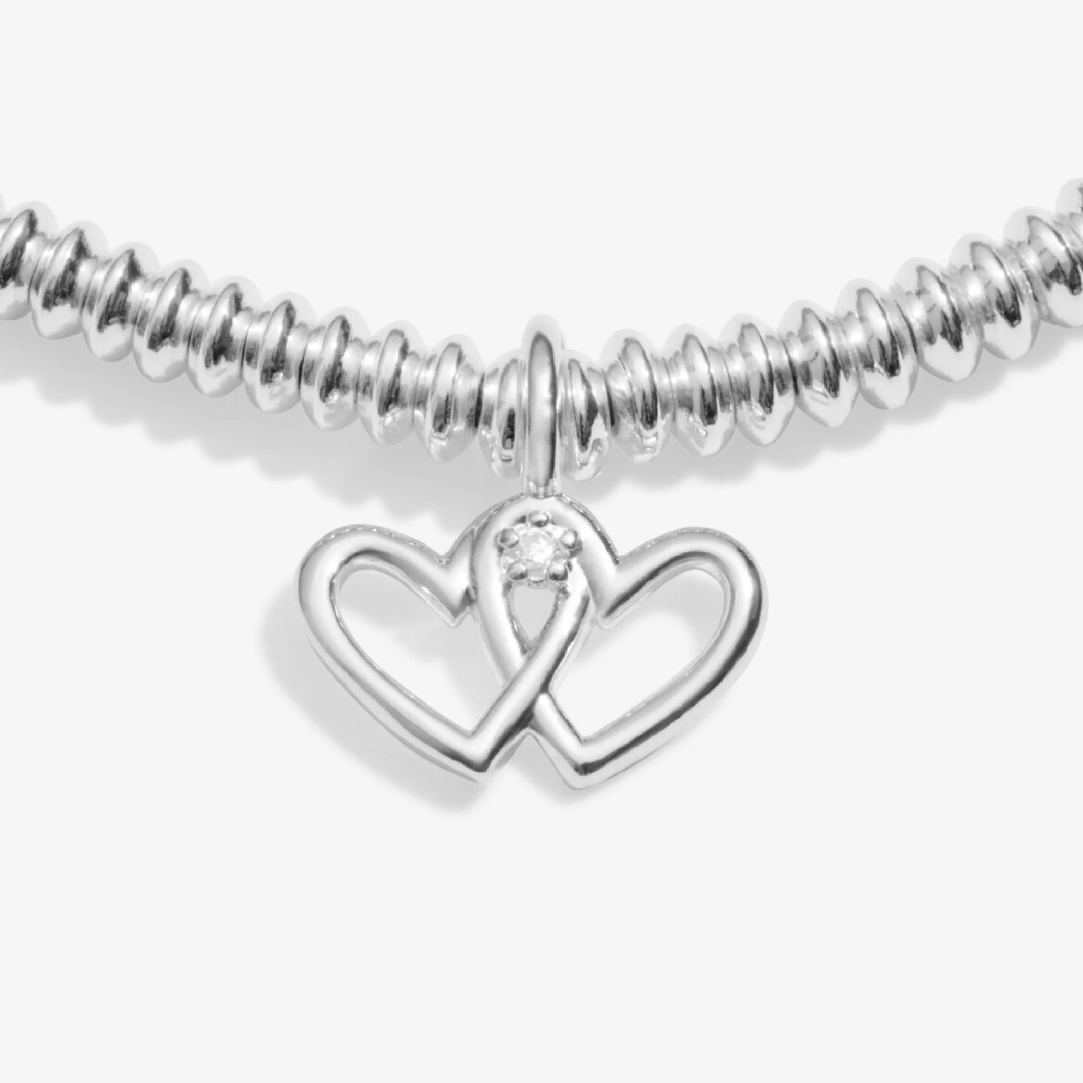 Laboratory Grown 'Diamond A Little 'Friendship' Bracelet | Silver Plated - Image 4