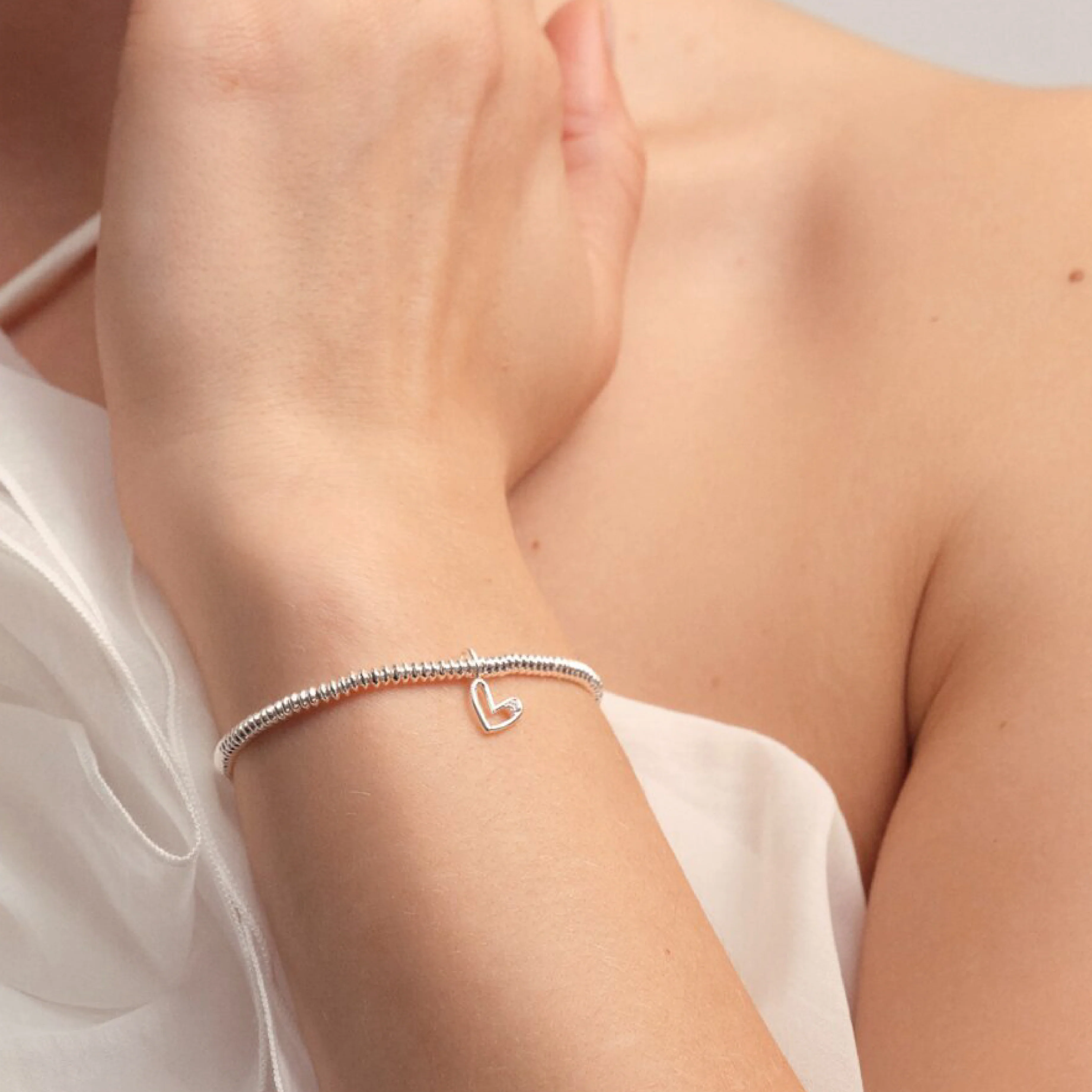 Laboratory Grown Diamond A Little 'Happy 21st Birthday' Bracelet | Silver Plated - Image 2