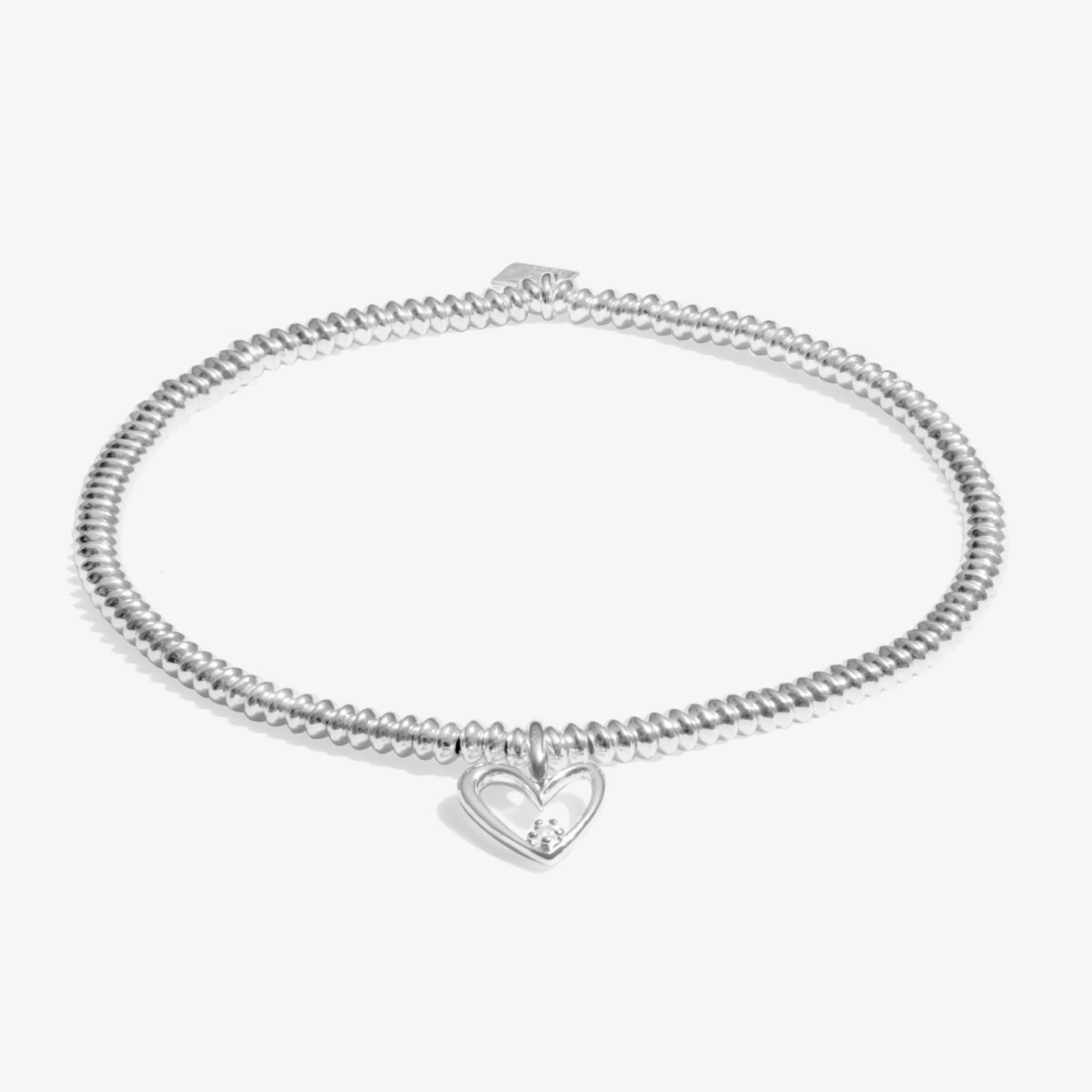 Laboratory Grown Diamond A Little 'Happy Birthday' Bracelet | Silver Plated - Image 3
