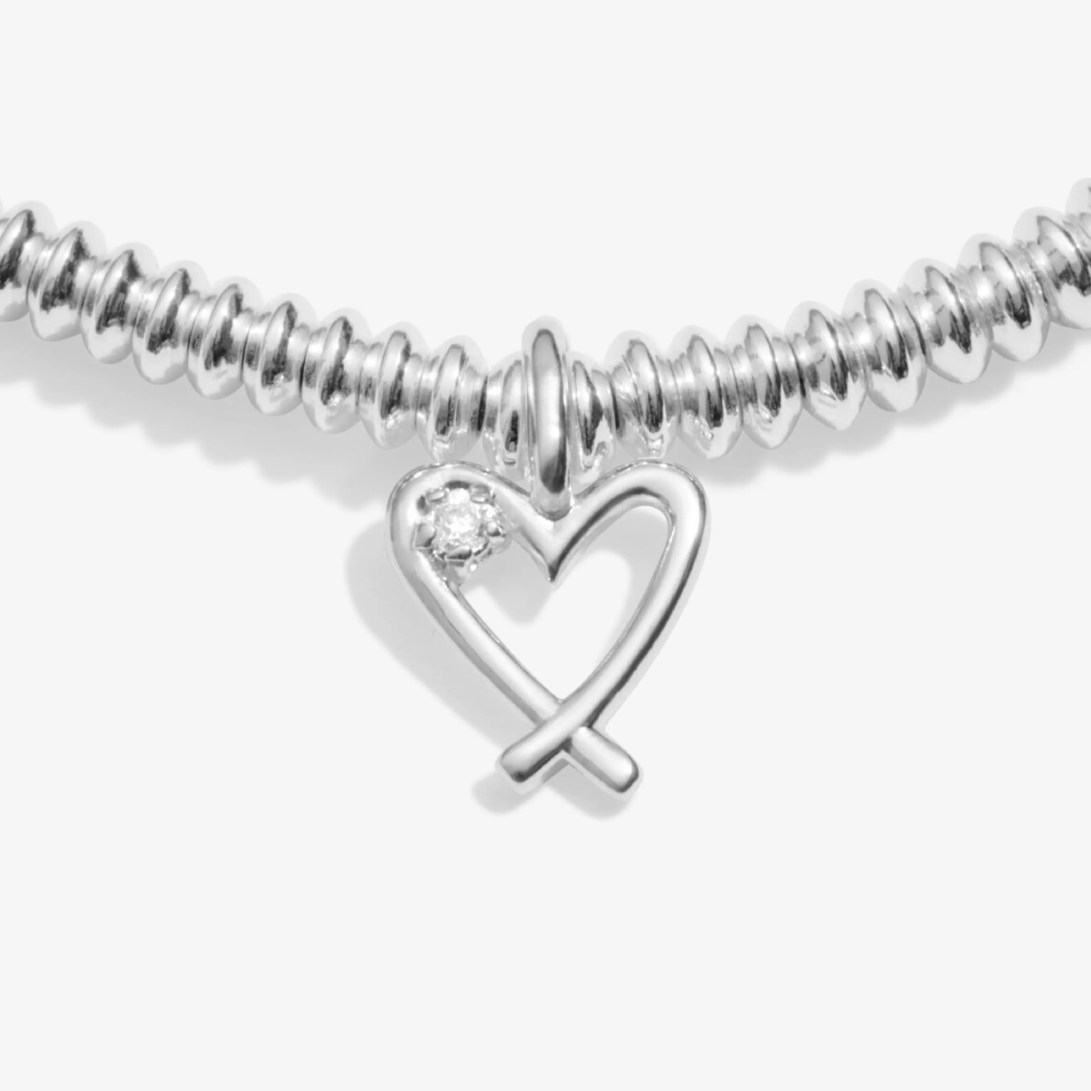 Laboratory Grown Diamond A Little 'Lovely Sister' Bracelet | Silver Plated - Image 4