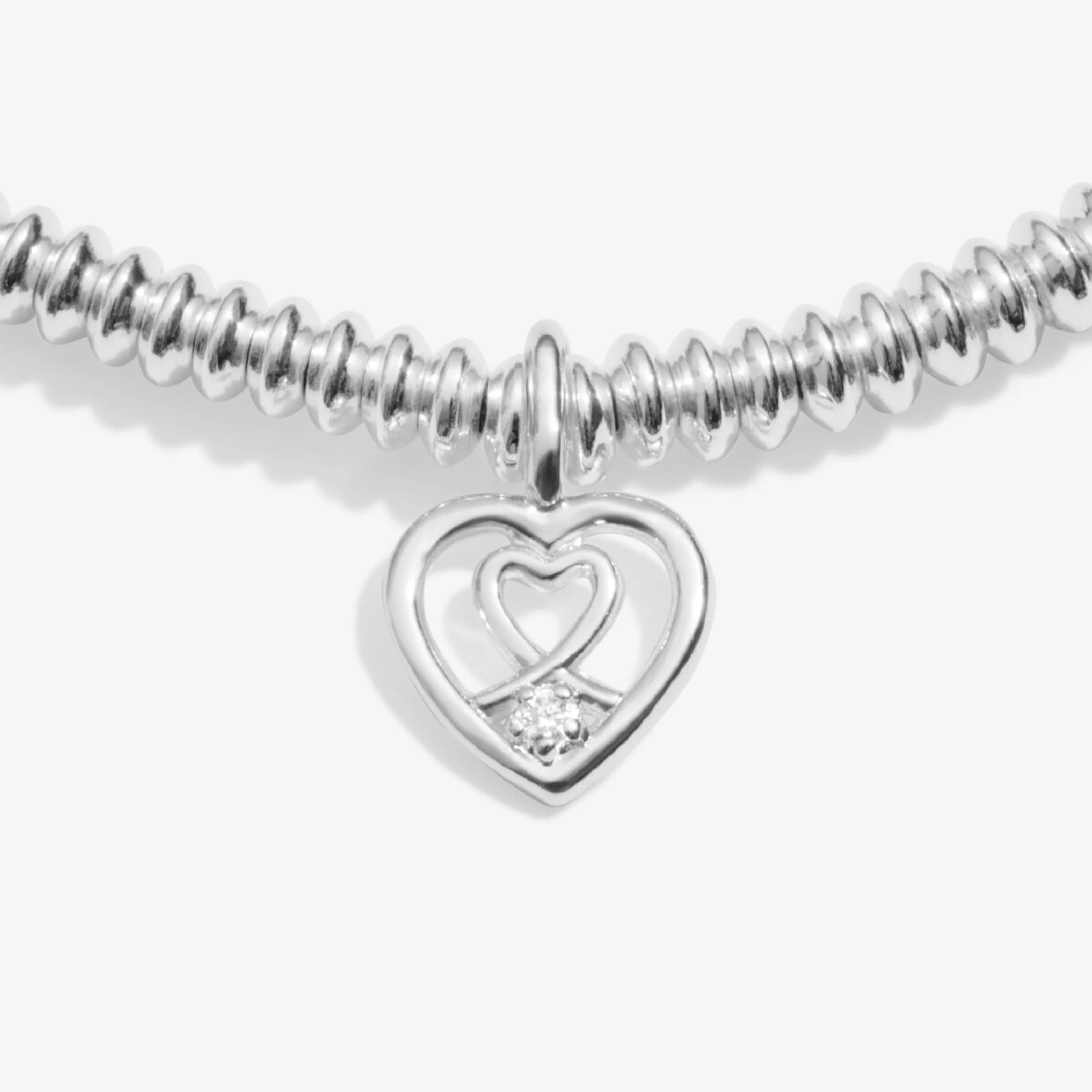 Laboratory Grown Diamond A Little 'Wonderful Daughter' Bracelet | Silver Plated - Image 4