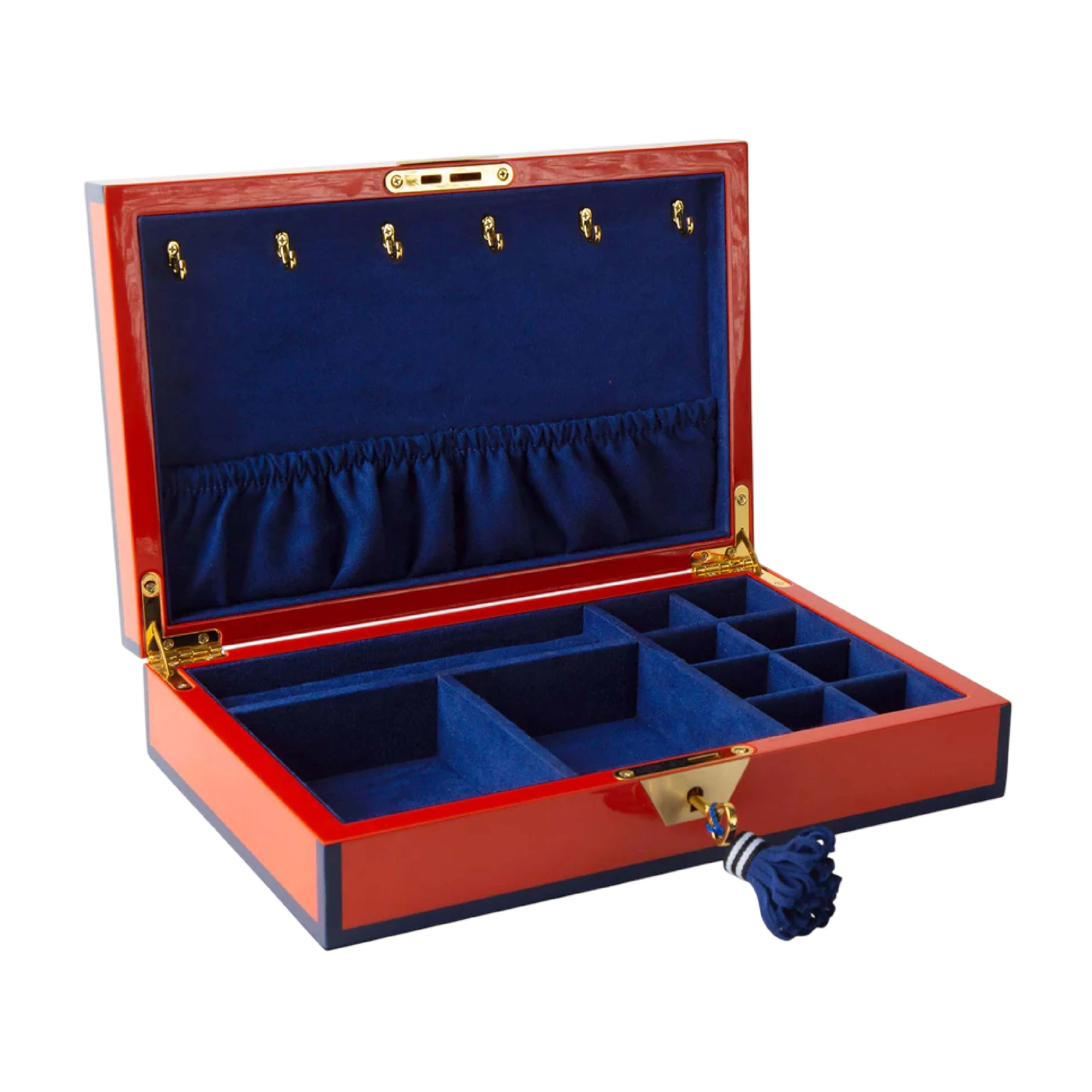 Eden Snakes Lacquer Jewellery Box | Orange - Image 3