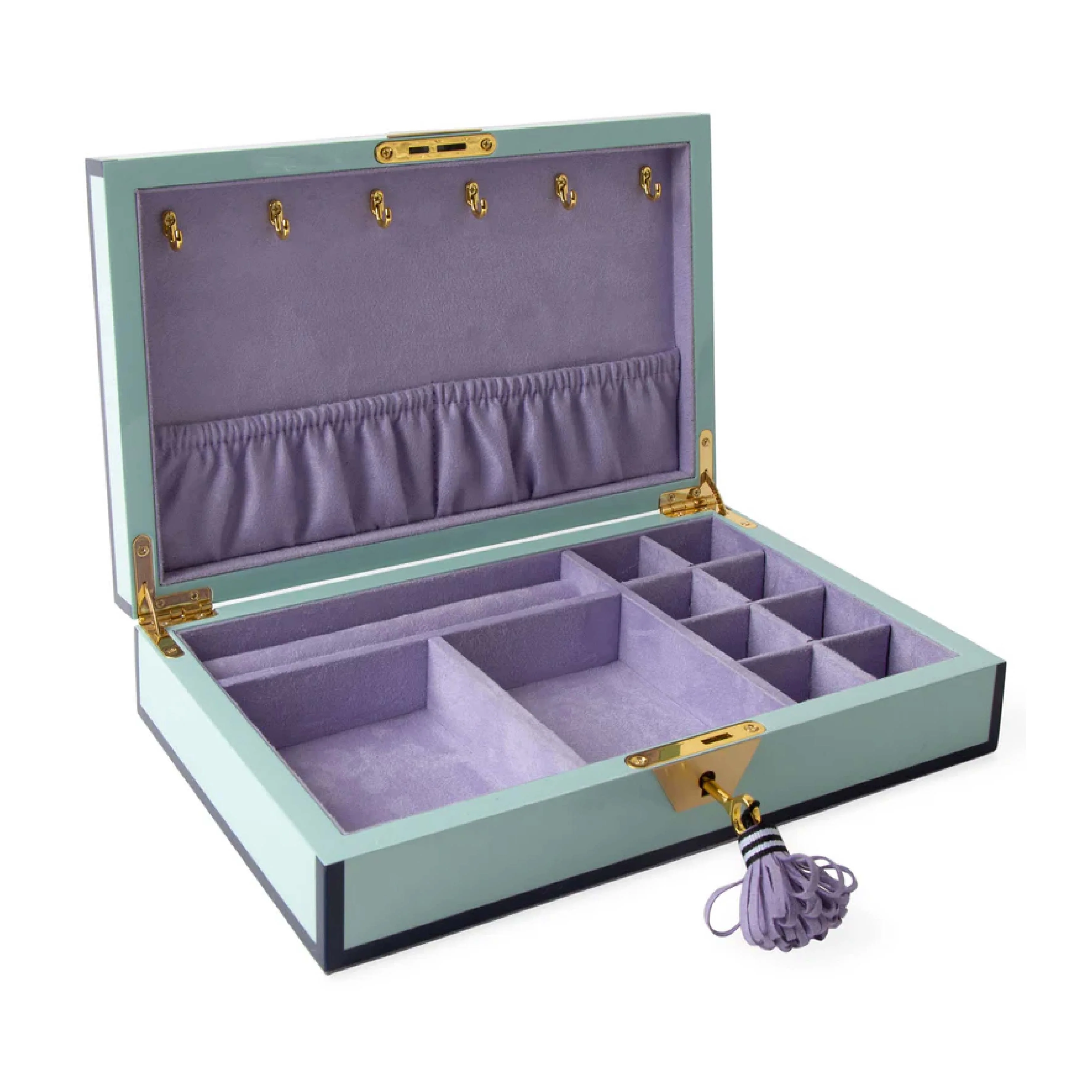 Le Wink Lacquer Jewellery Box | Ice Blue - Image 3