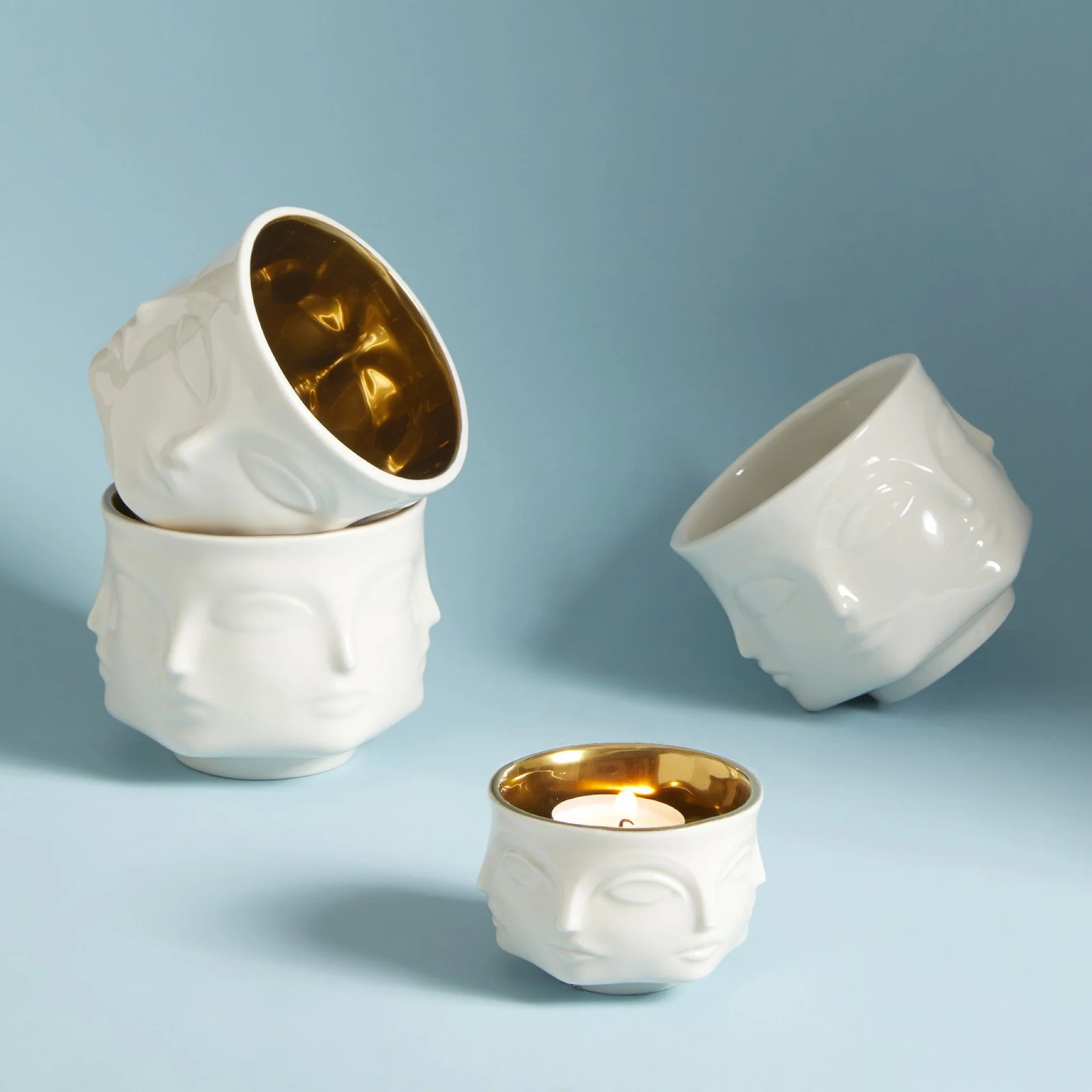 Matte Porcelain Candle Holder | Muse Collection | Dora Maar - Image 4