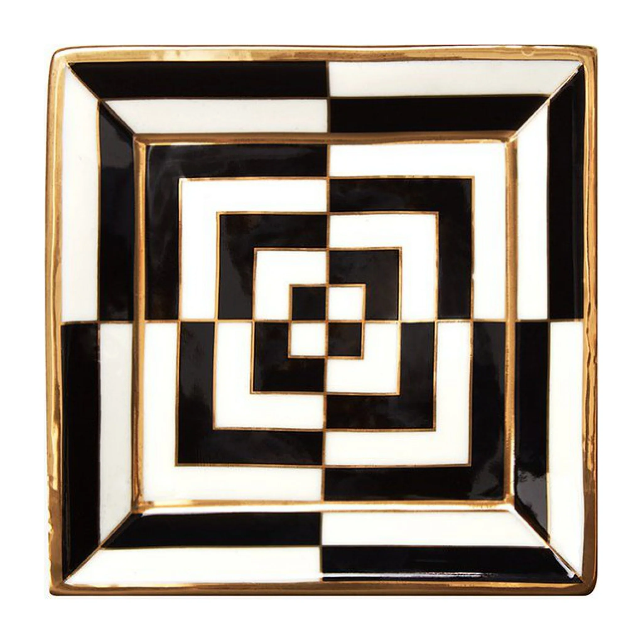 Square Op Art Tray - Image 3
