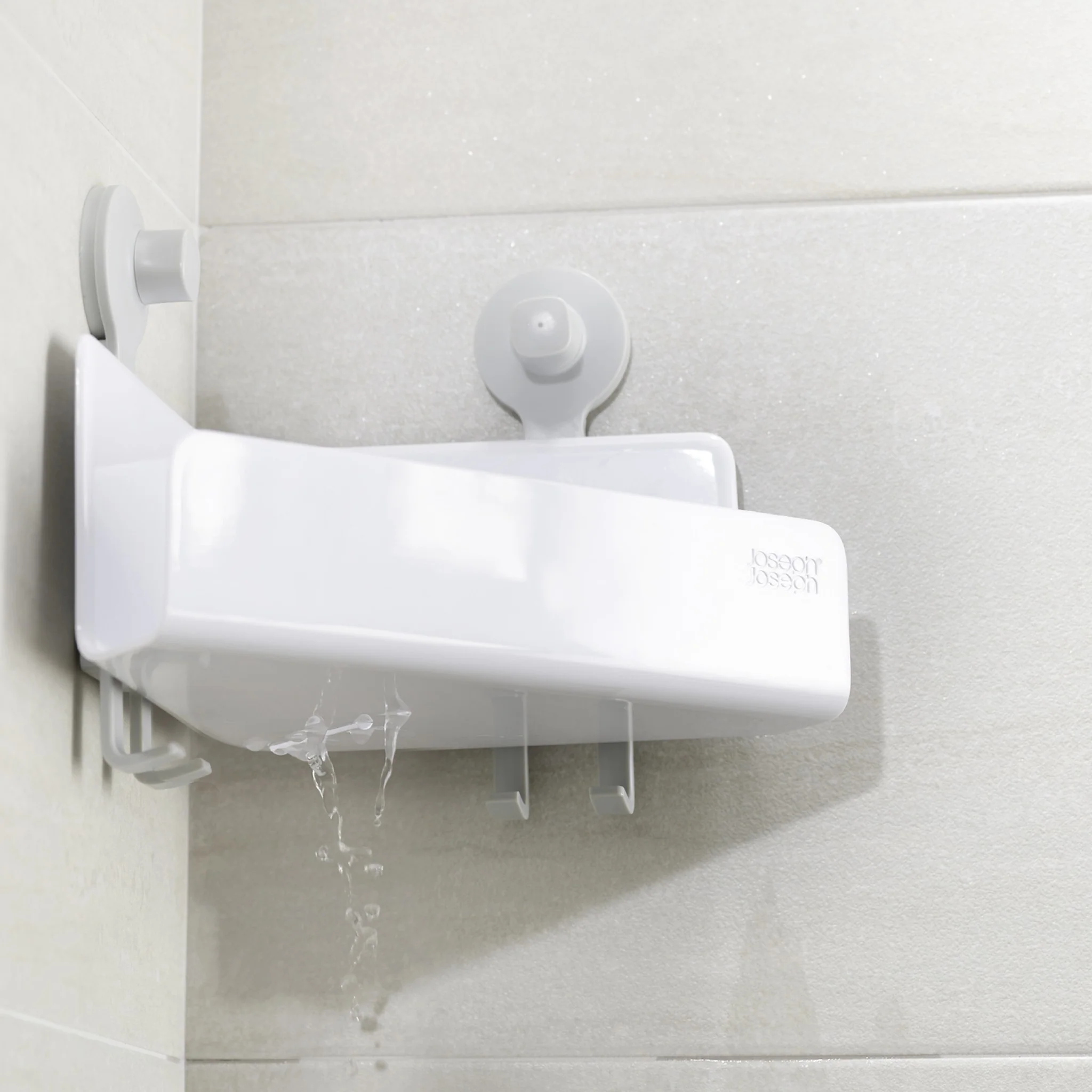 Corner Shower Caddy with Removable Mirror | EasyStore - Image 3