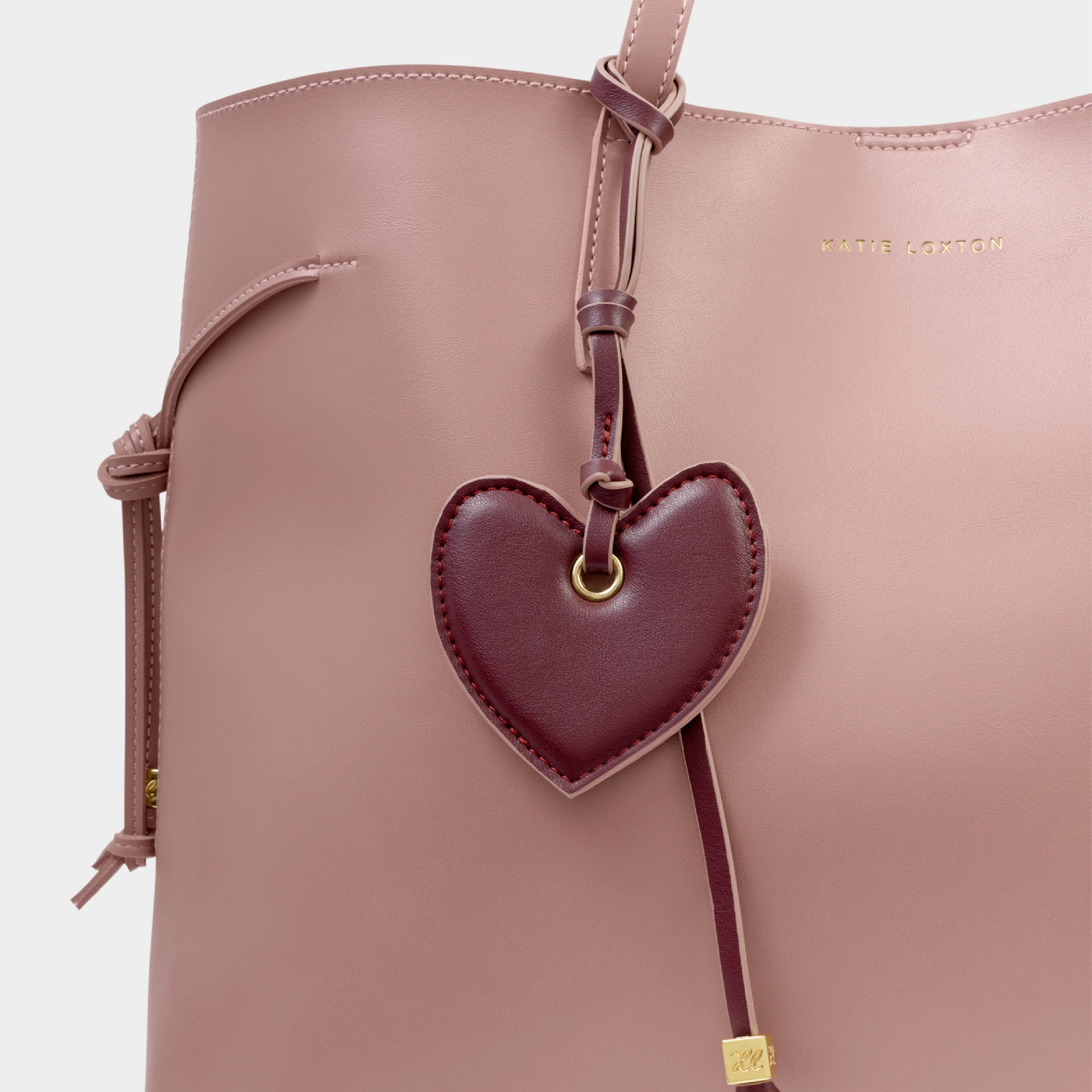 Amour Heart Bag Charm & Keyring | Cherry - Image 2