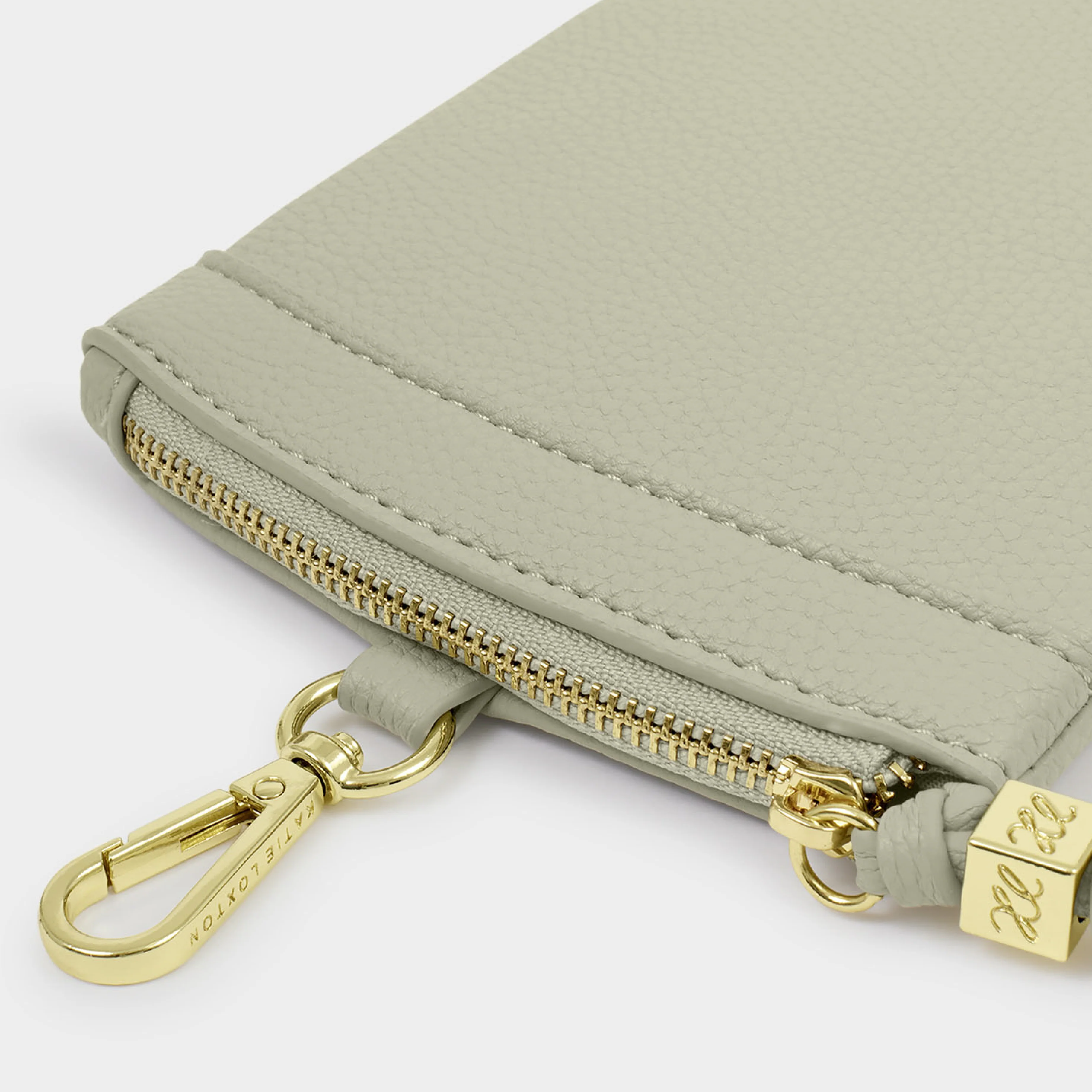 Clip-On Vegan Leather Sunglasses Case | Green Mist - Image 4