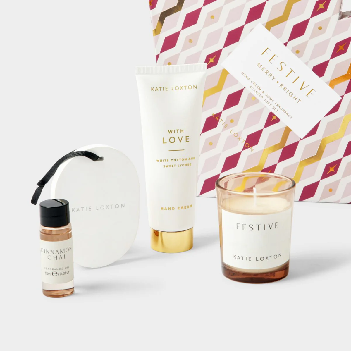 'Festive' Hand Cream & Home Fragrance Gift Set - Image 4