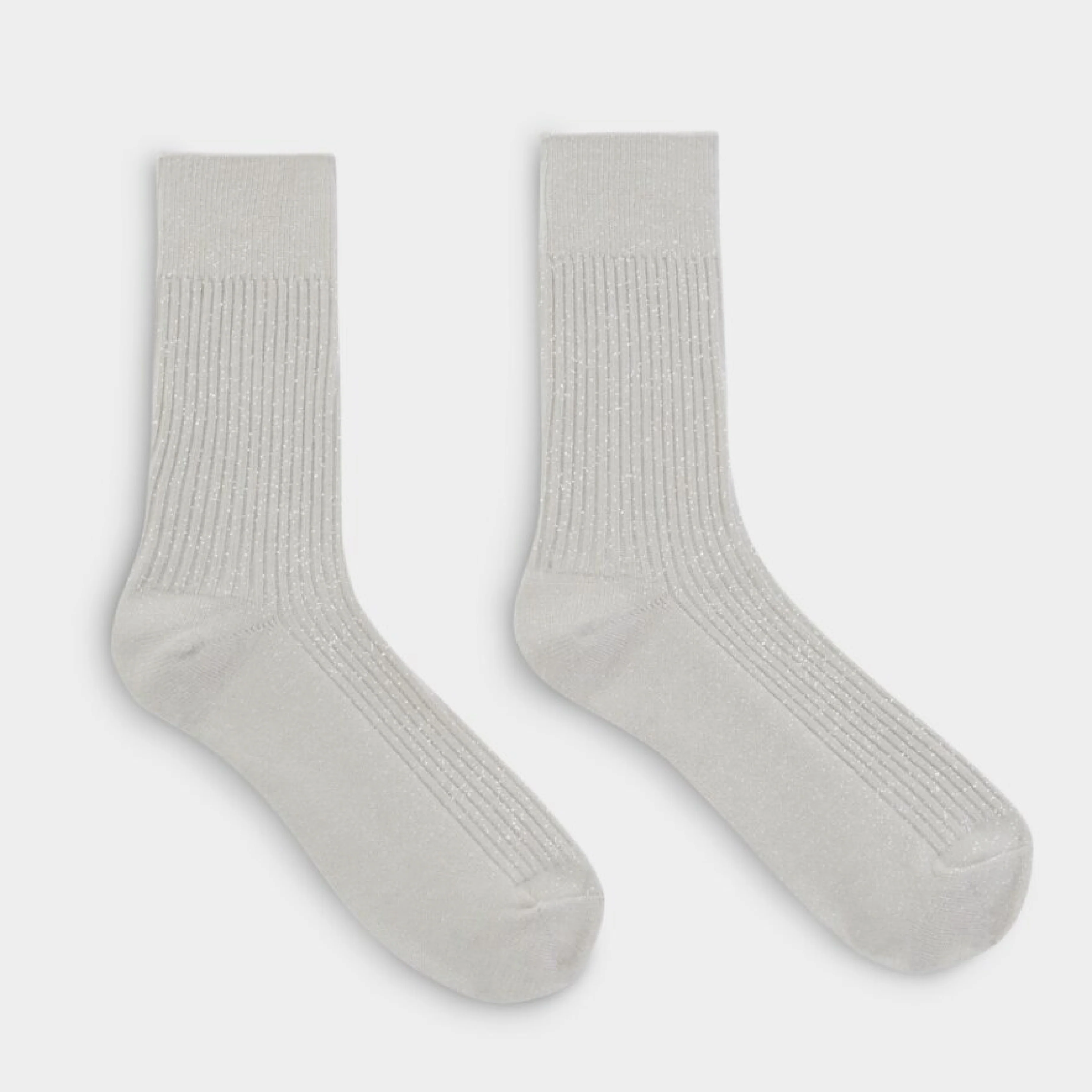 Gift Boxed Snug Sparkle Socks | Grey - Image 3