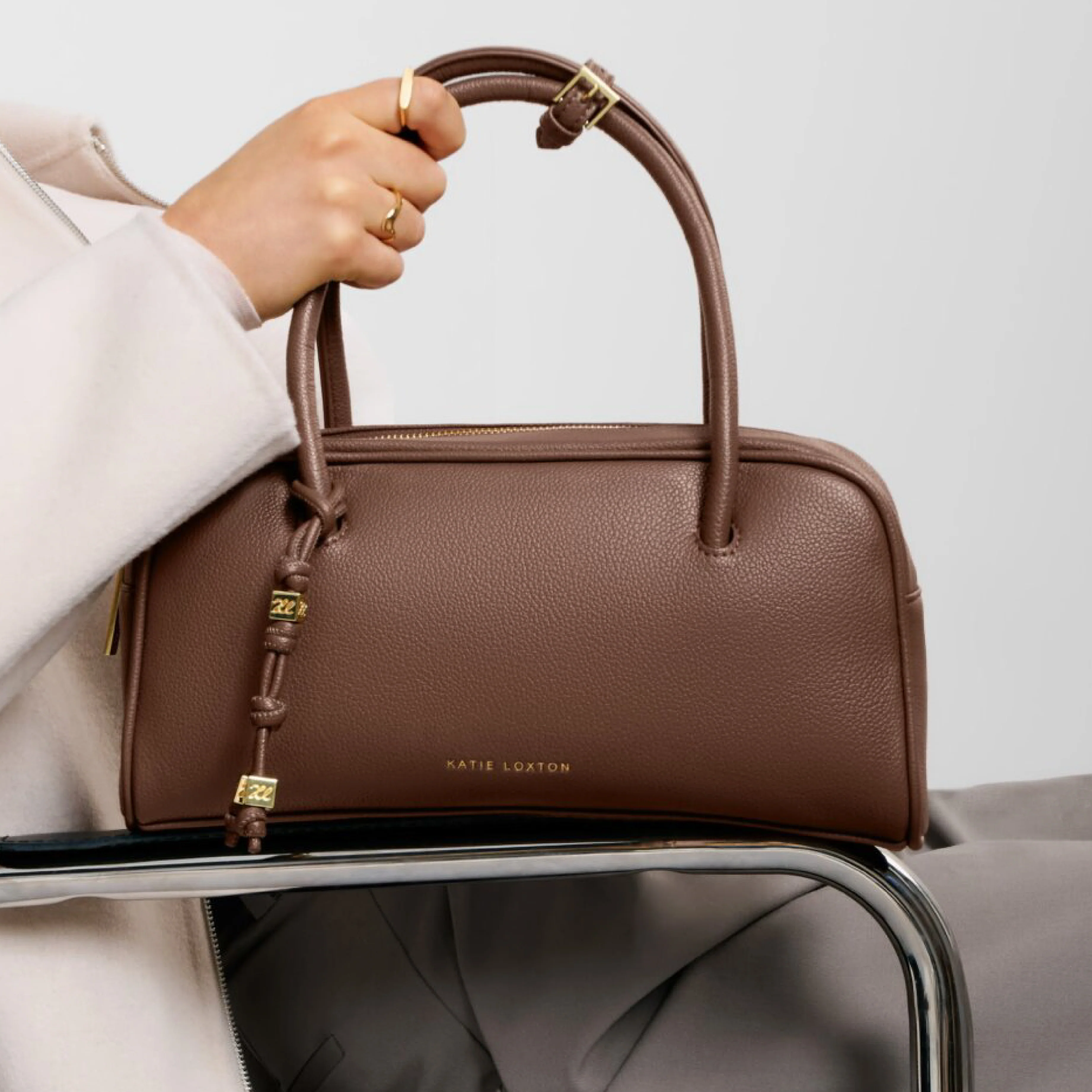 Hadley Bowling Bag | Dark Chocolate - Image 5