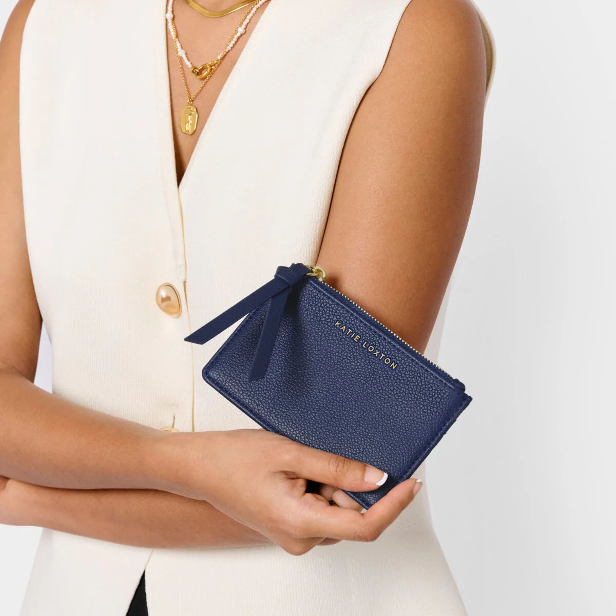 Hallie Coin & Card Holder | Midnight Blue - Image 2