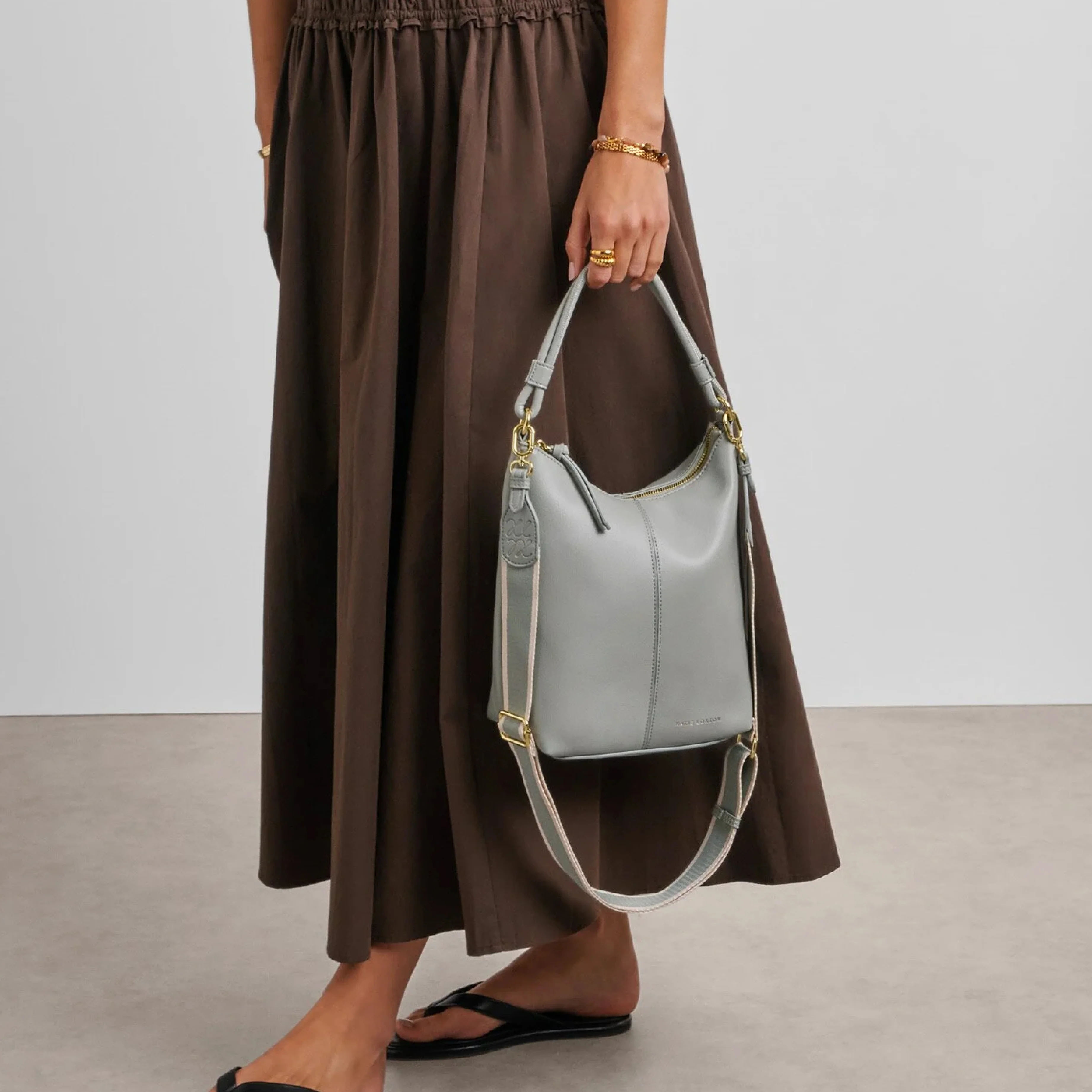 Hallie Satchel Bag | Moonstone Blue - Image 5