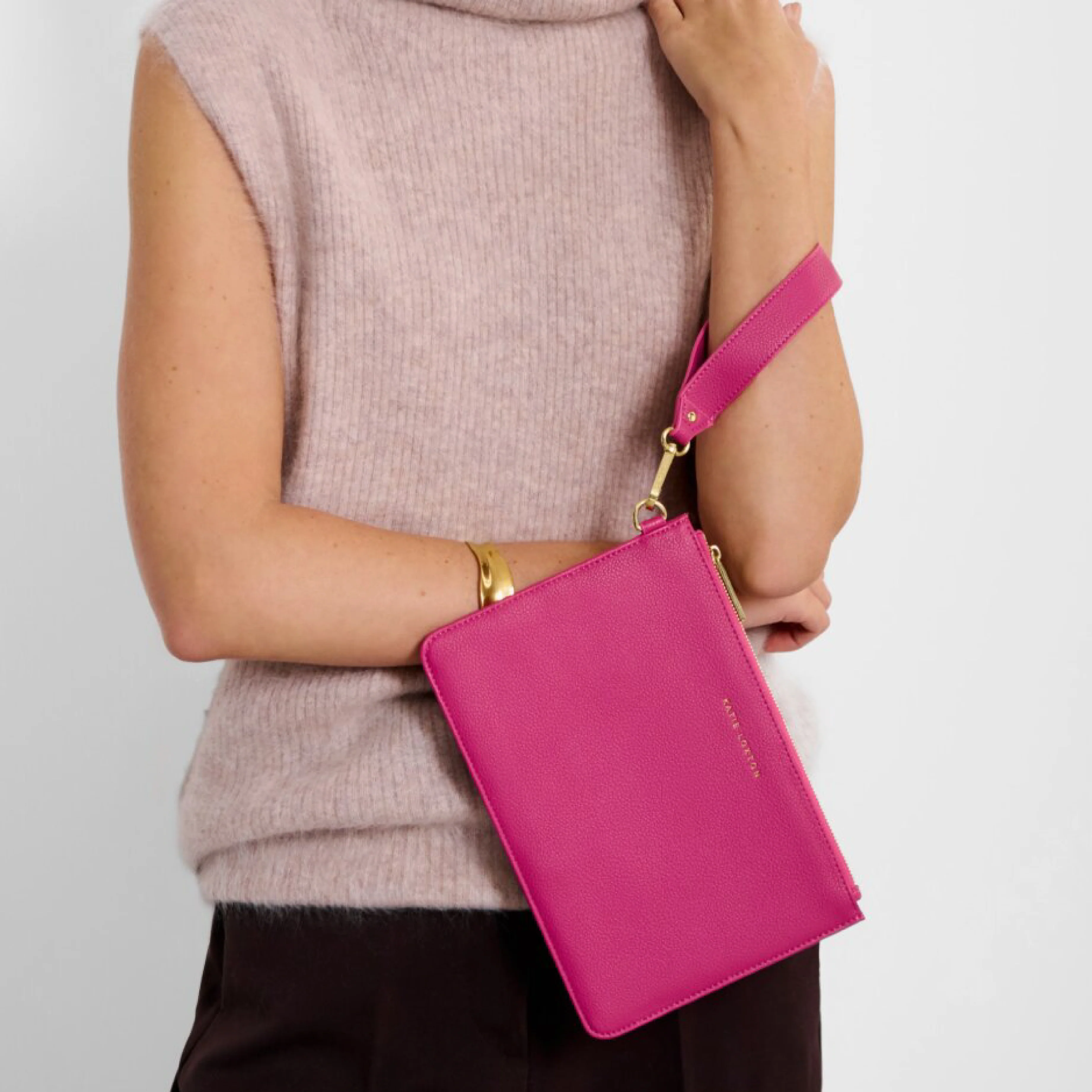 Hallie Wristlet Pouch | Fuchsia - Image 2