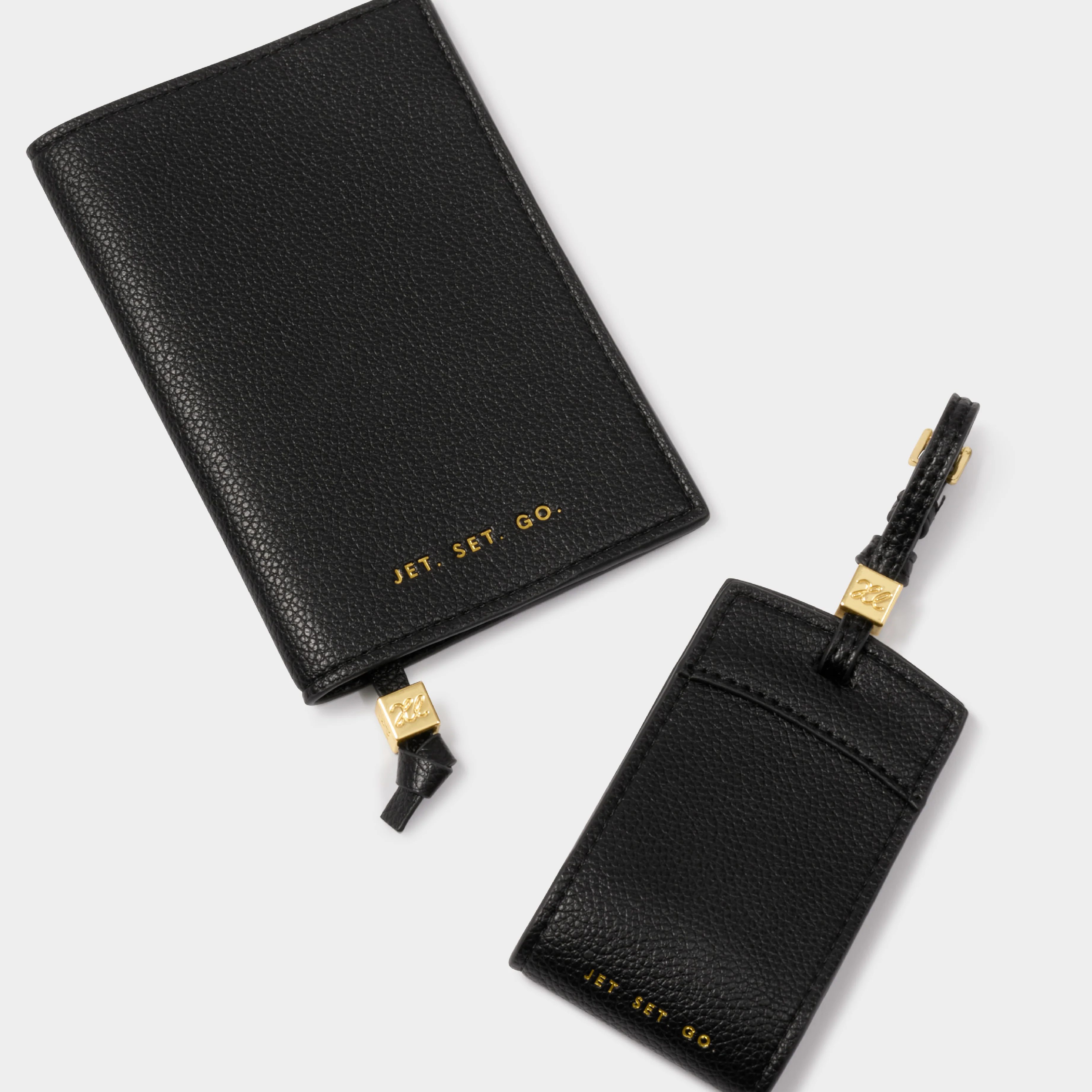 'Jet. Set. Go.' Luggage Tag | Black - Image 4