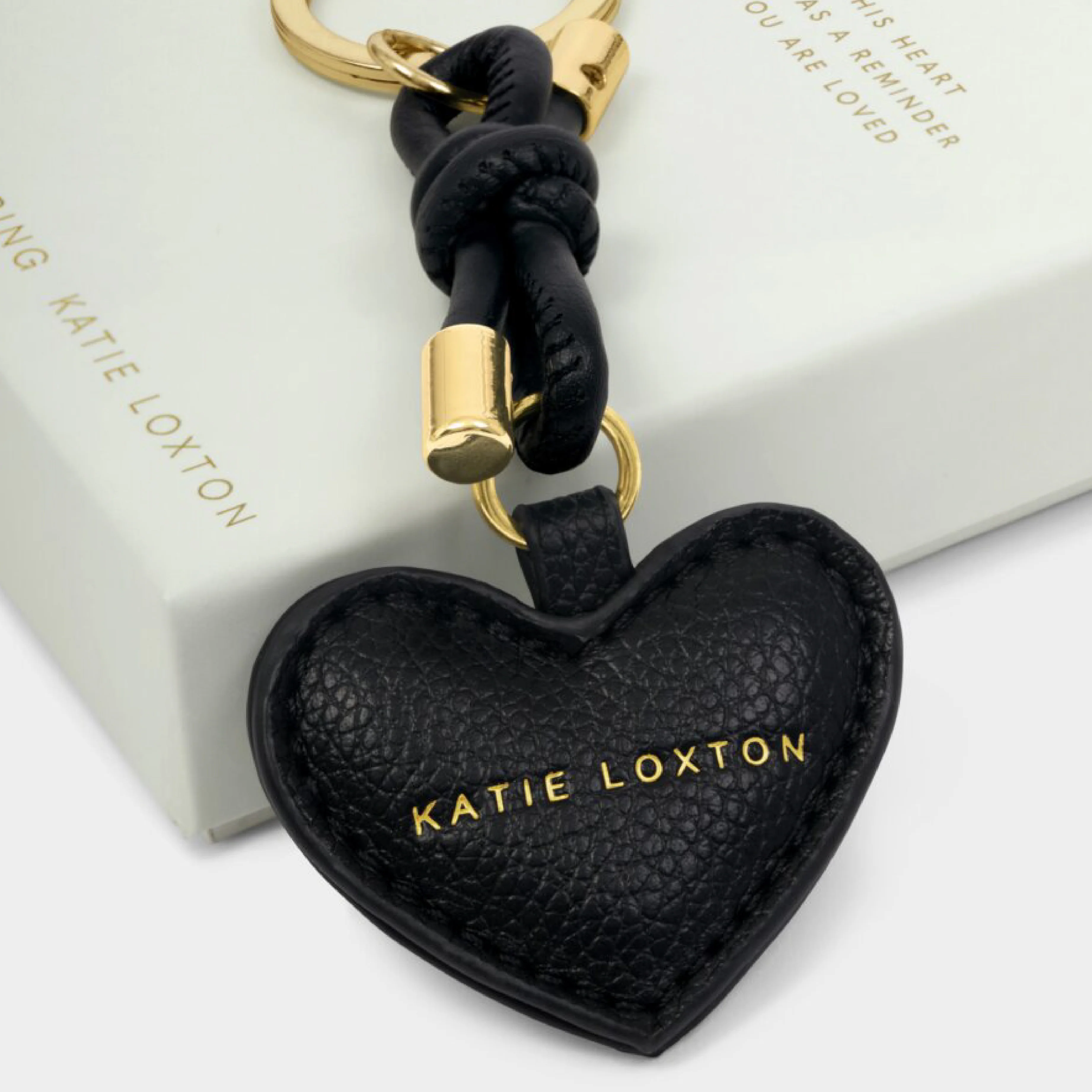 'Key To My Heart' Gift Boxed Keyring | Black - Image 3