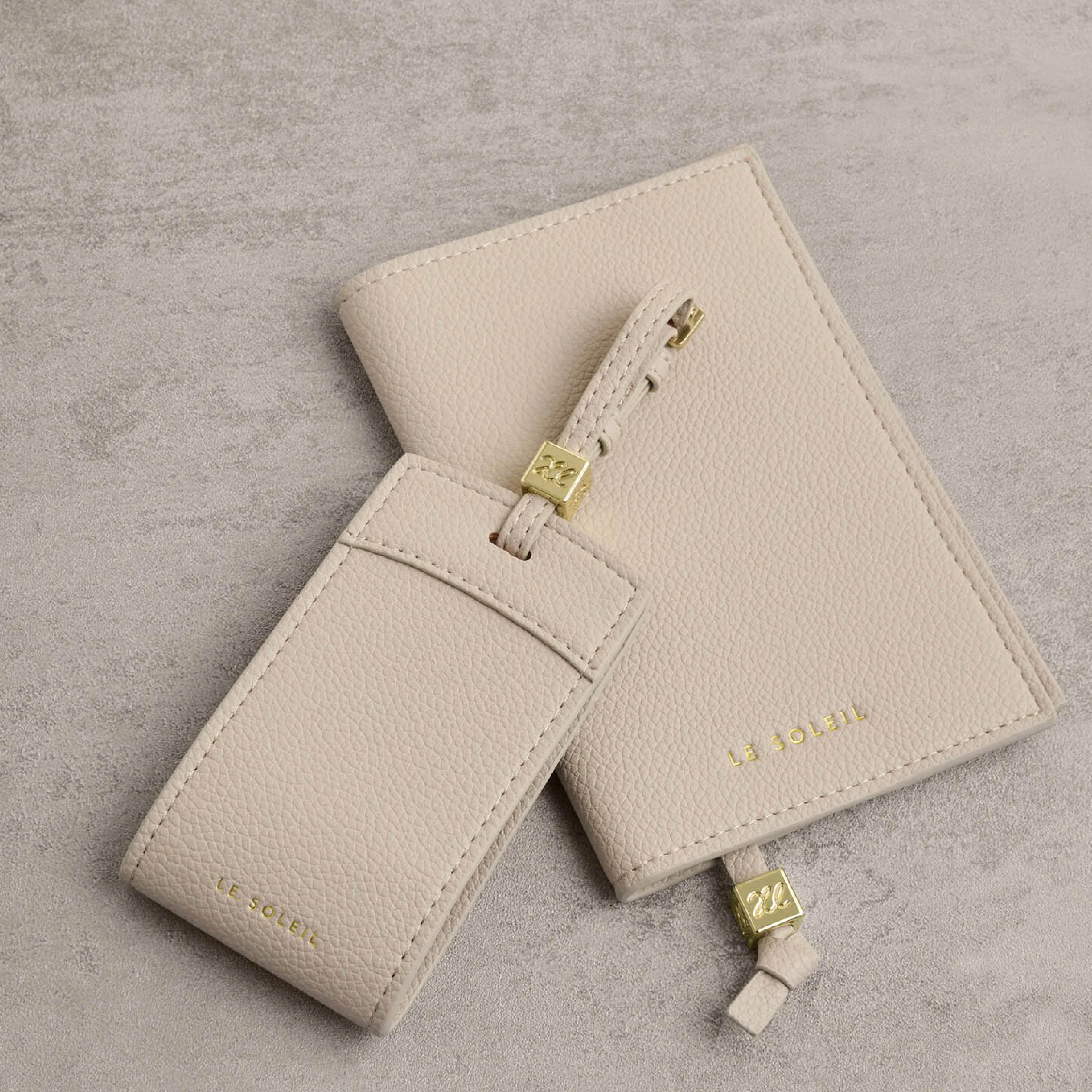 'Le Soleil' Passport Cover | Oyster - Image 2