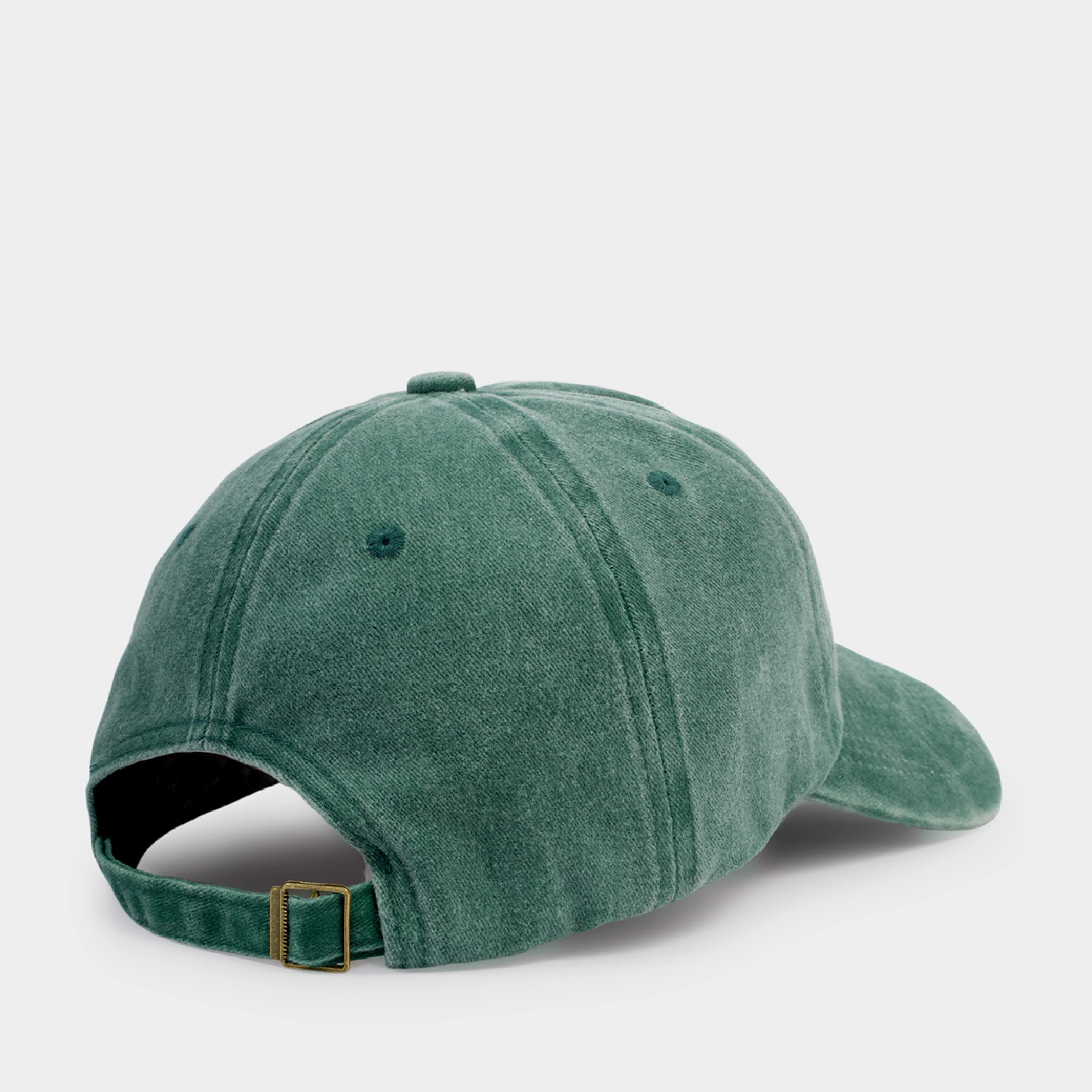 'Living For The Weekend' Embroidered Cap | Faded Green - Image 3