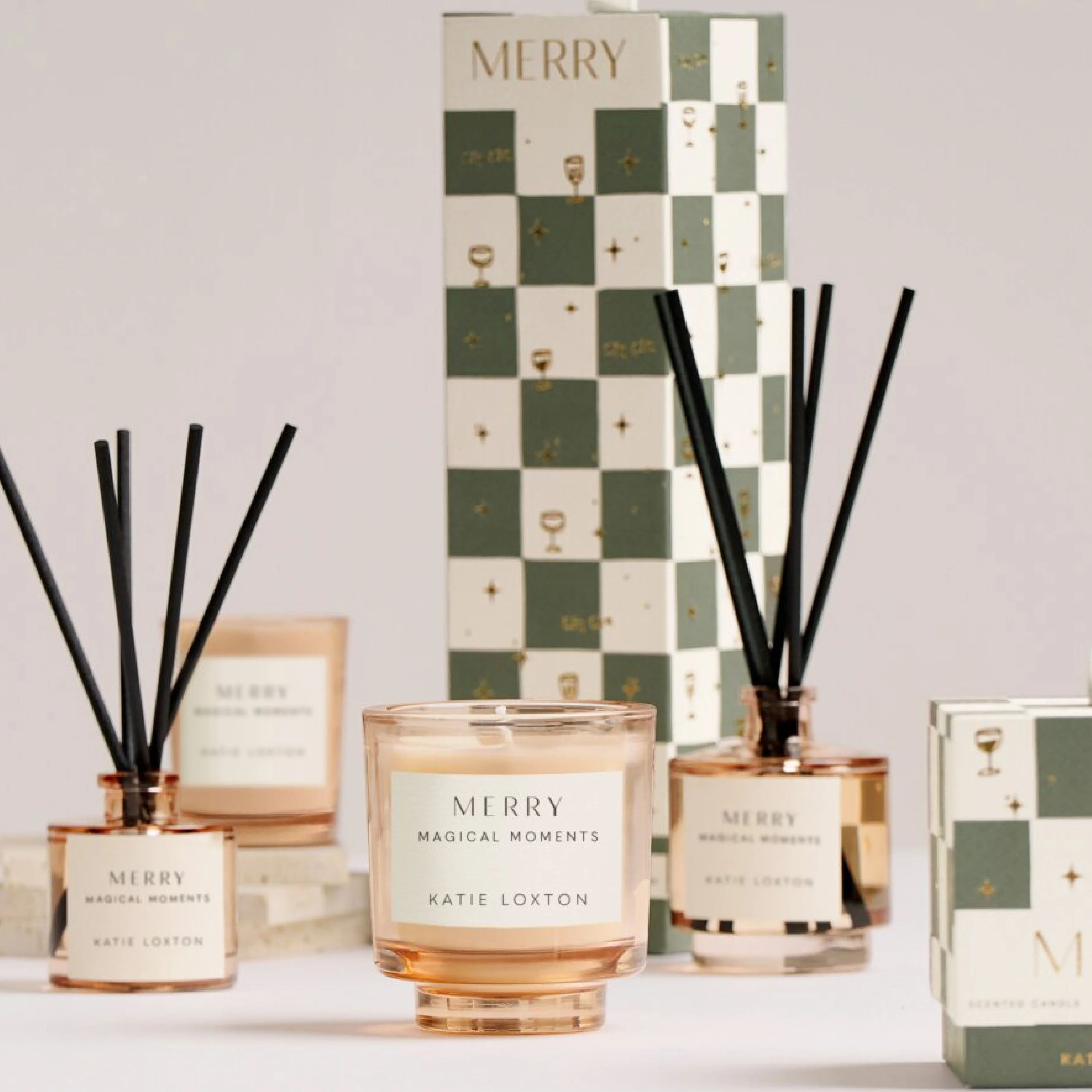 'Merry' Sentiment Reed Diffuser | Blackberry Noir - Image 2