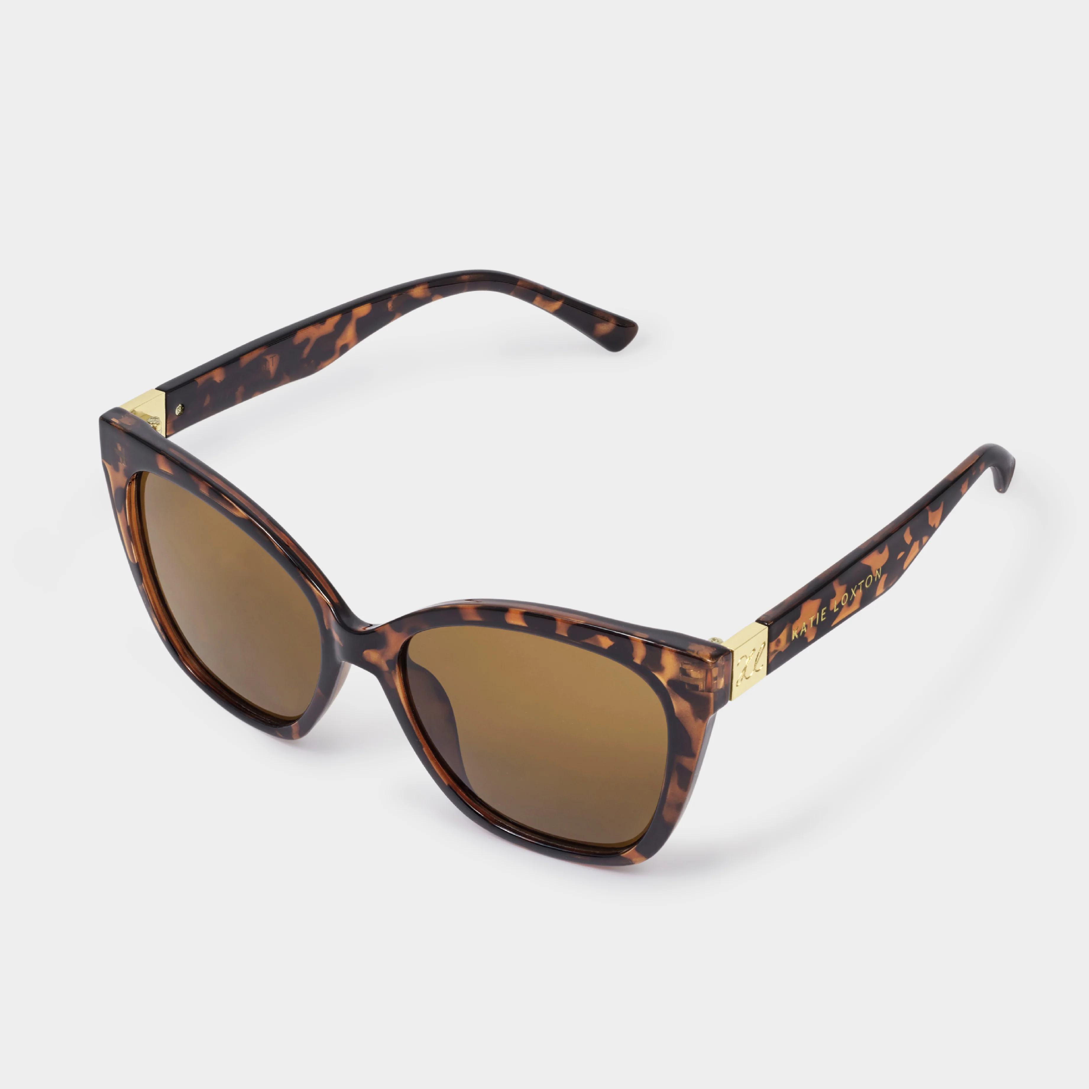 Mykonos Oversized Cat-Eye Sunglasses | Dark Tortoiseshell - Image 3