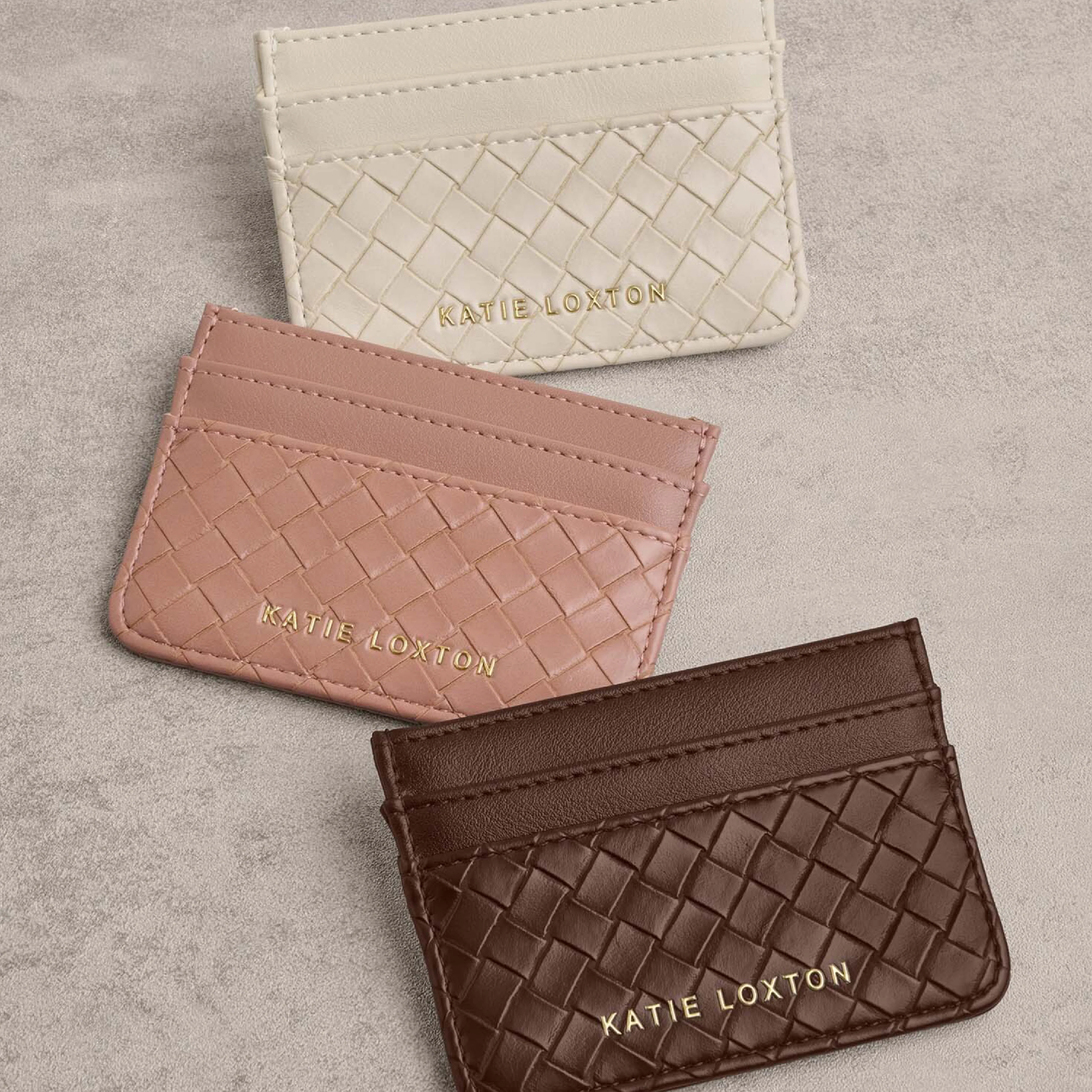 Nova Hand Woven Card Holder | Chocolate - Image 2