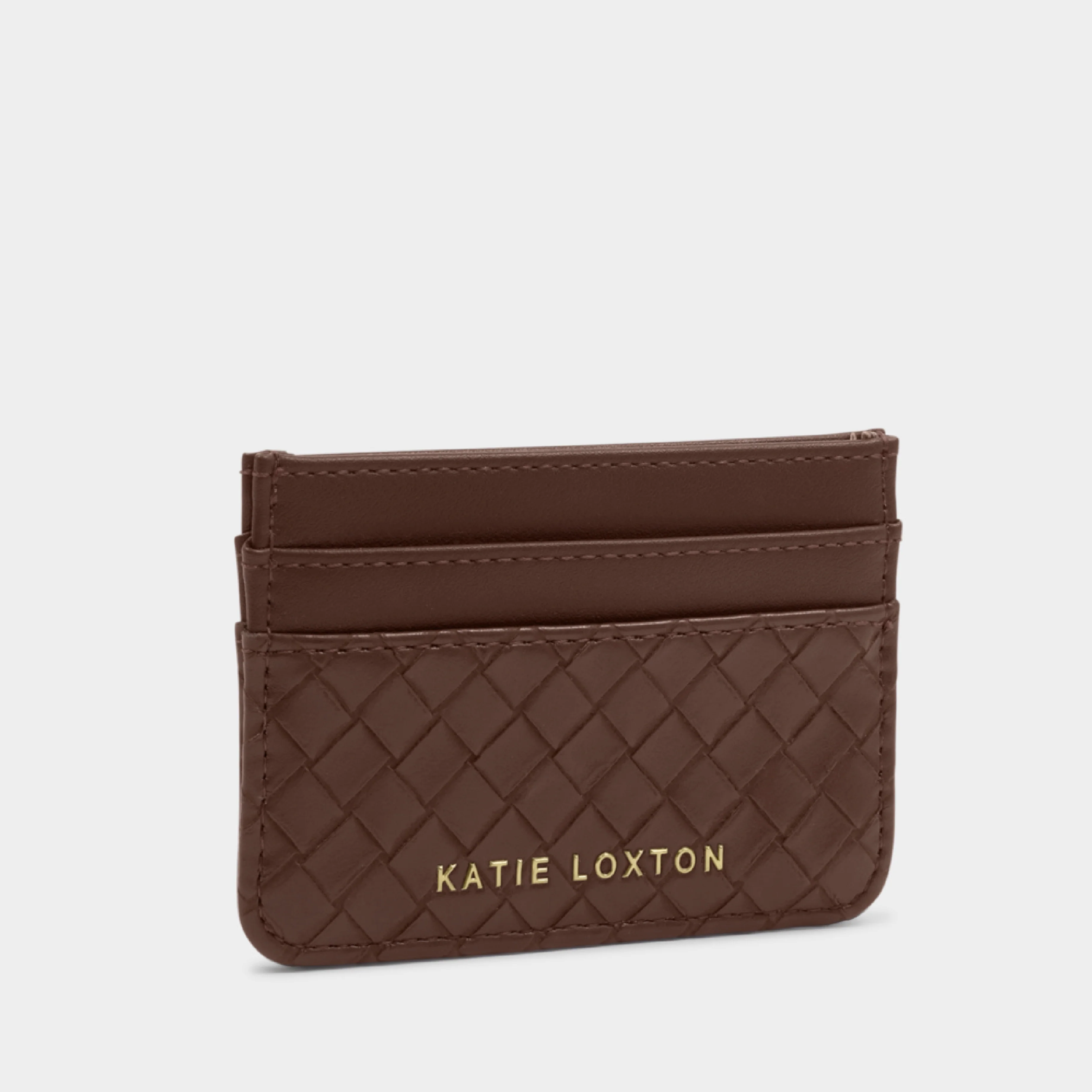 Nova Hand Woven Card Holder | Chocolate - Image 3