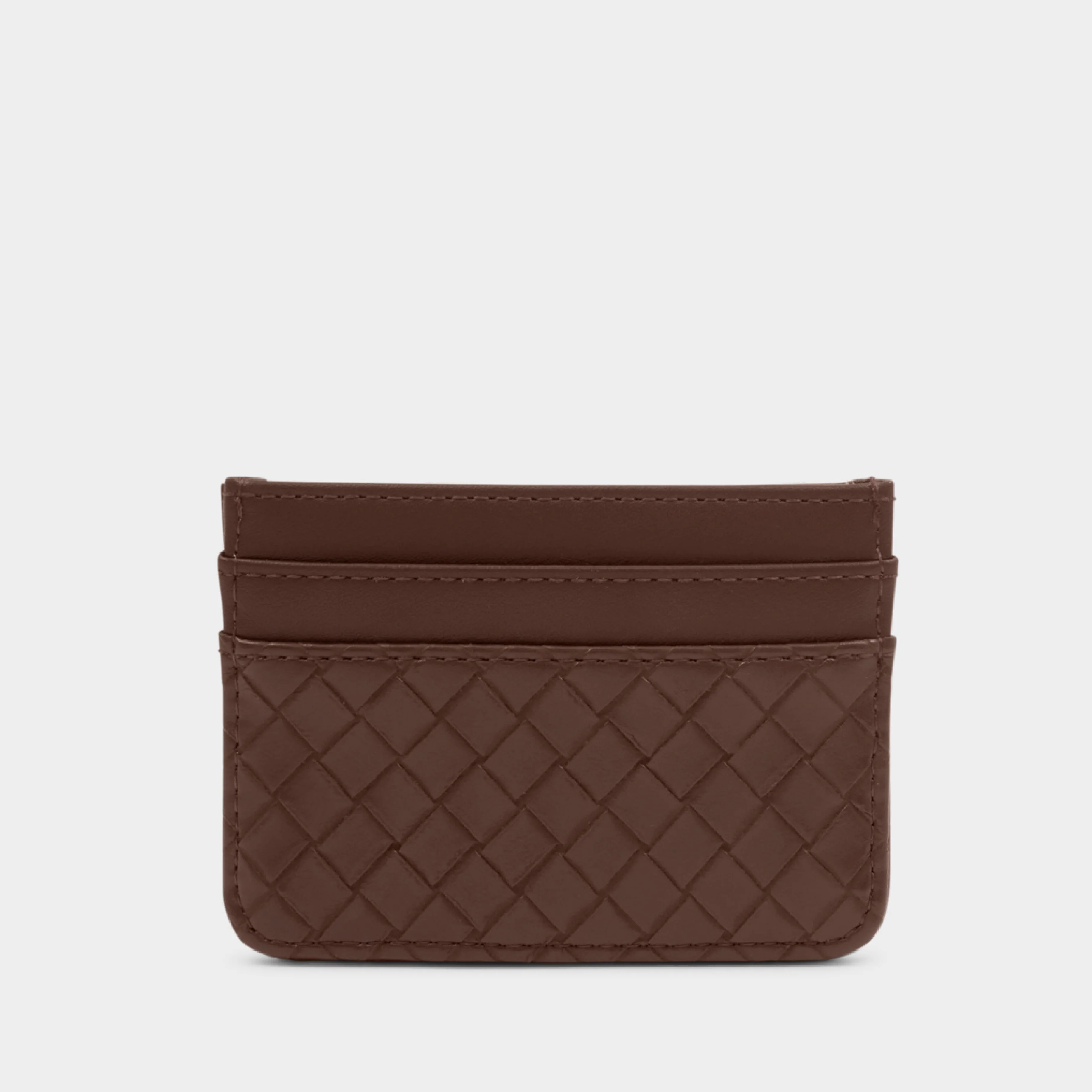 Nova Hand Woven Card Holder | Chocolate - Image 5