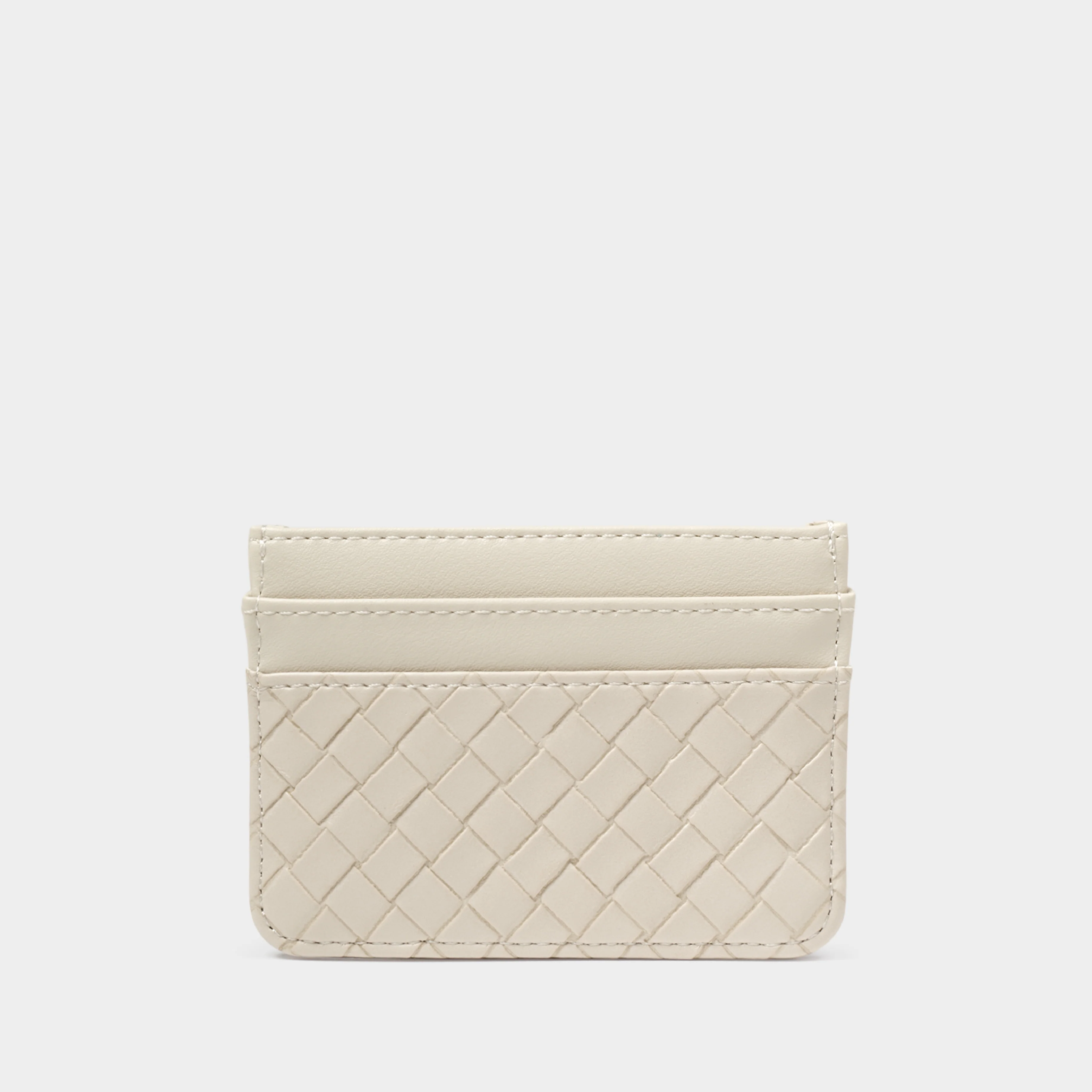 Nova Hand Woven Card Holder | Off White - Image 3