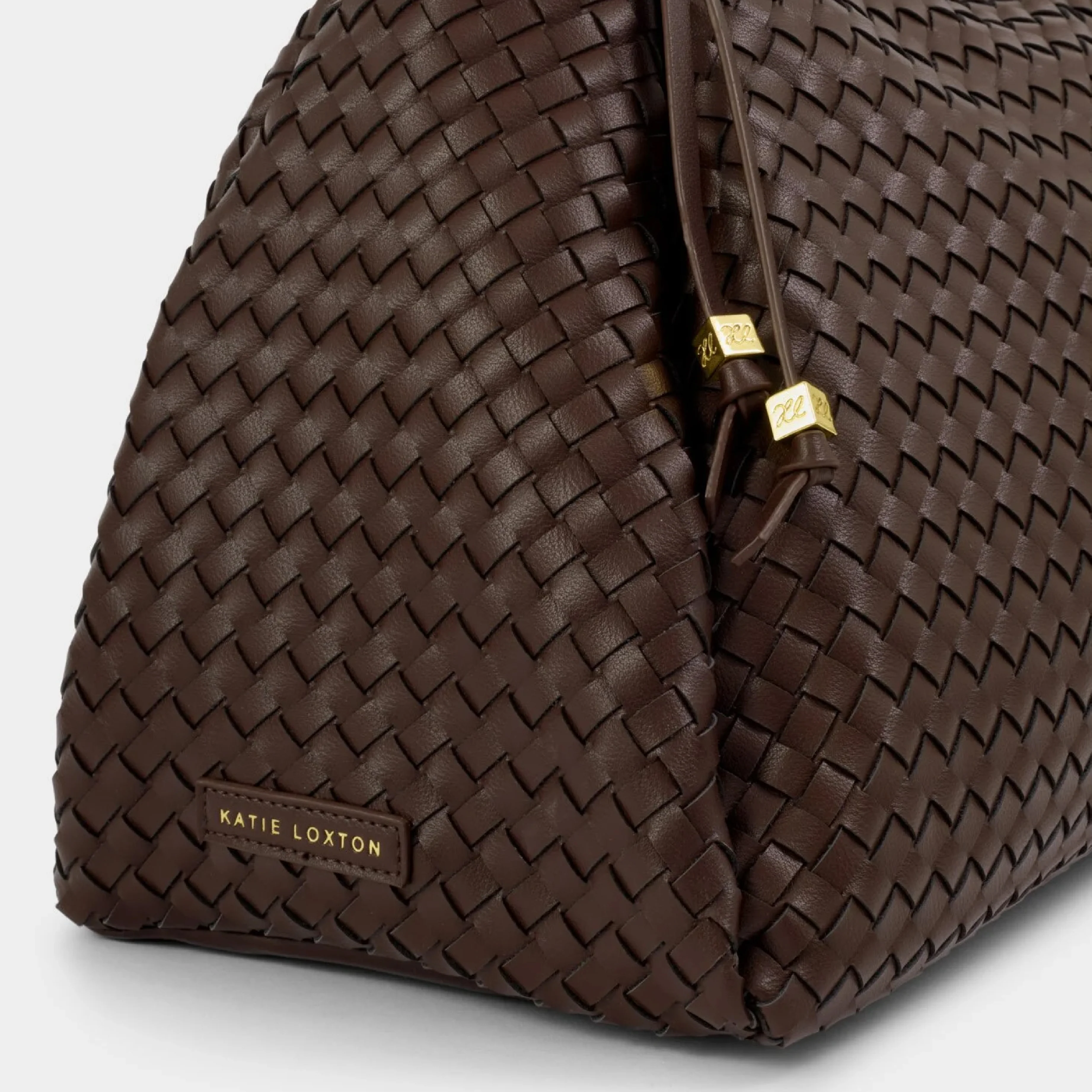 Nova Hand Woven Shoulder Bag | Chocolate | Large - Image 5