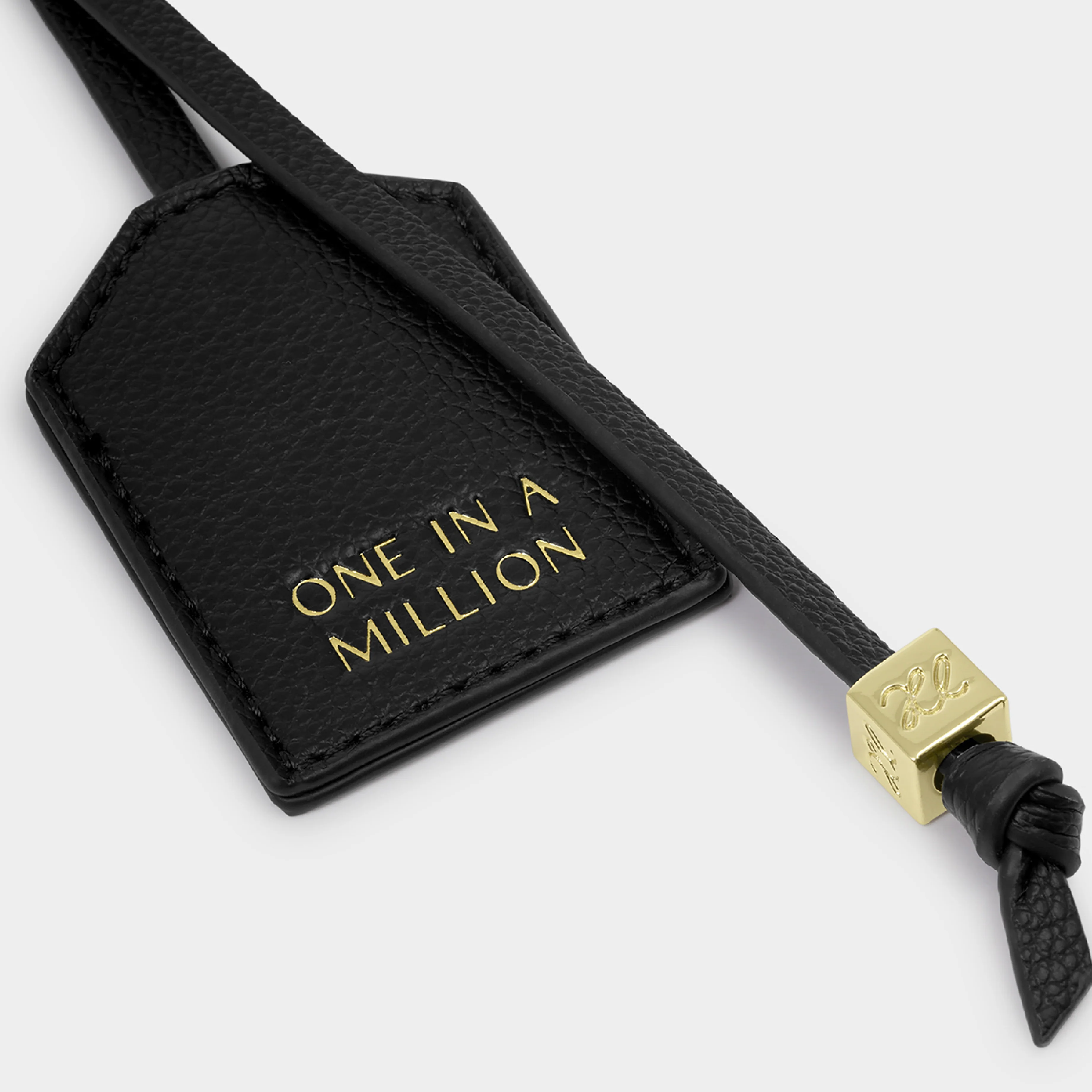 'One In A Million' Sentiment Tag Keyring | Black - Image 3