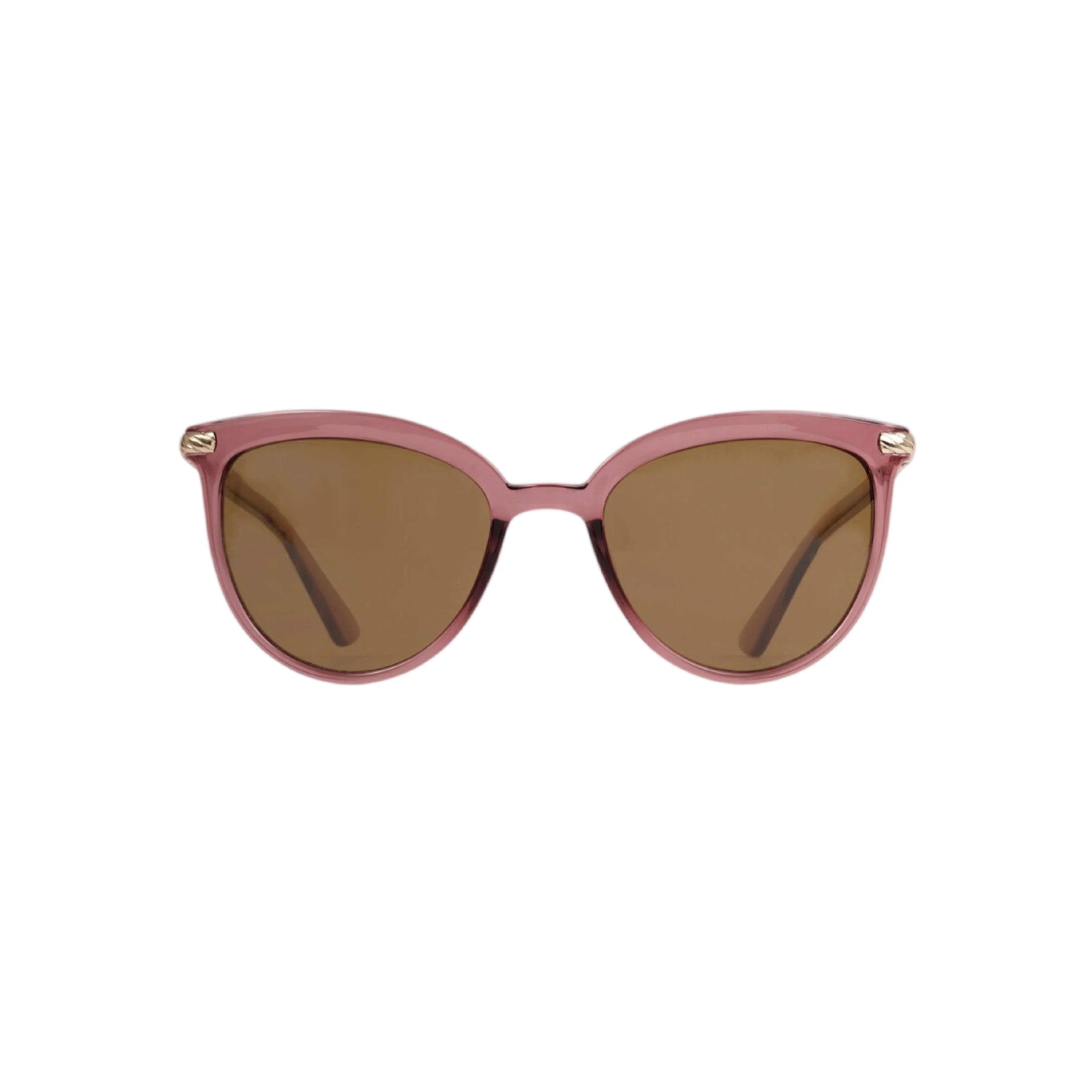 Ravello Round Sunglasses | Cherry Transparent